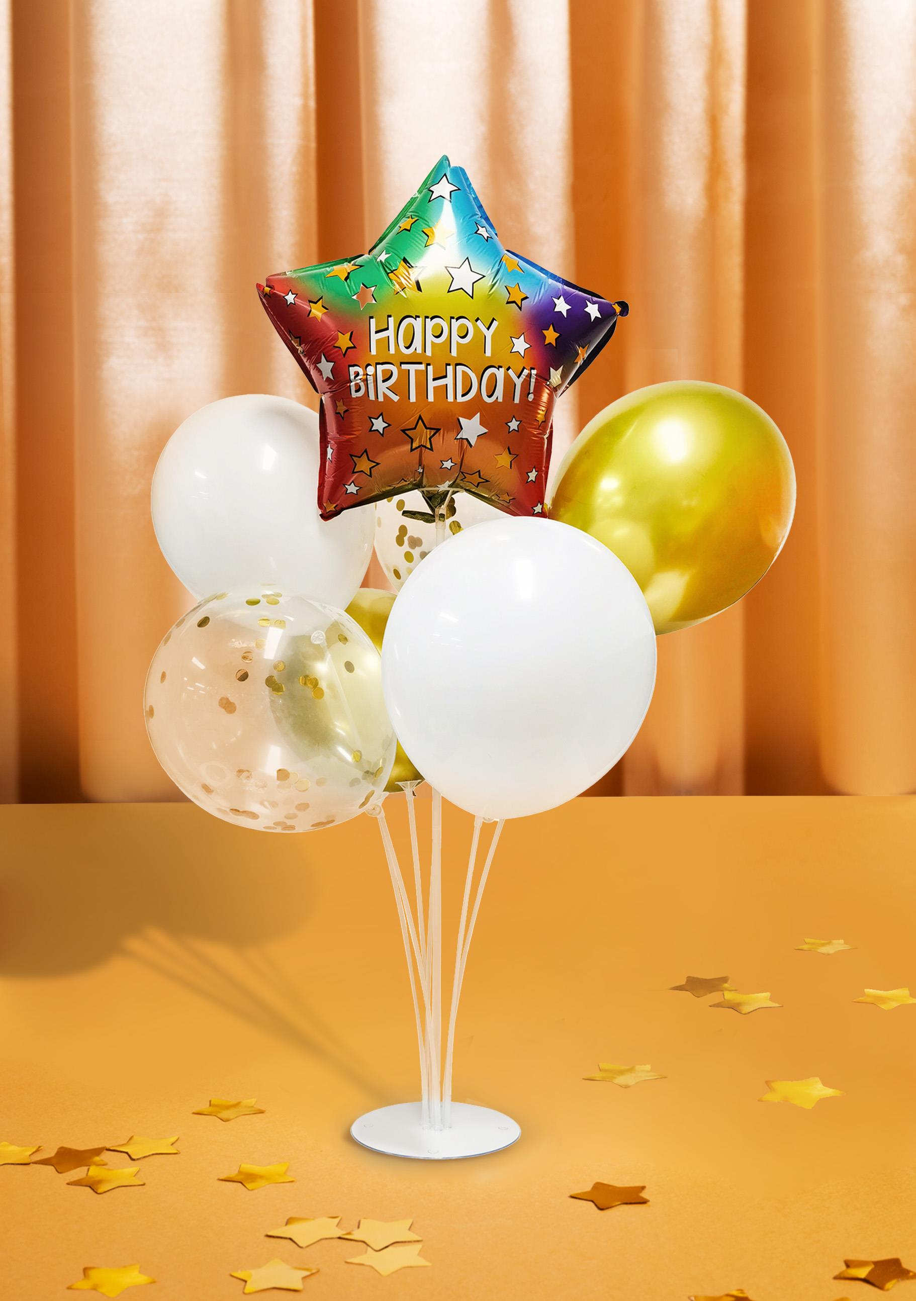 7pcs Balloons Centerpiece Kit insert card + polybag