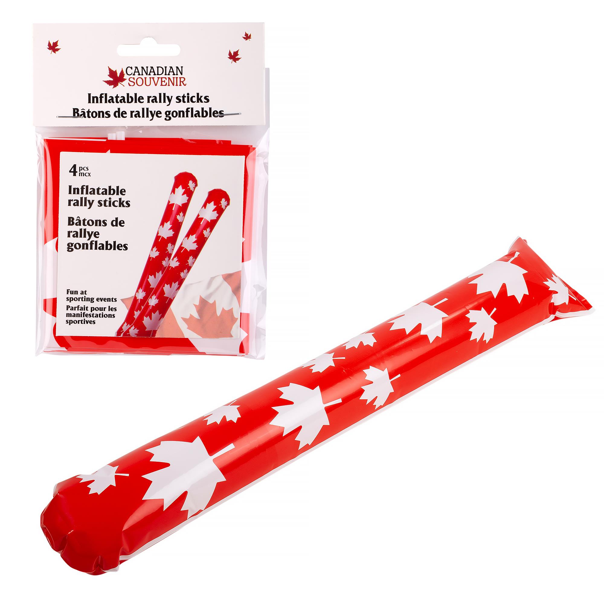 Canada Set of 4 Inflatable Rally Sticks, pbh (H)