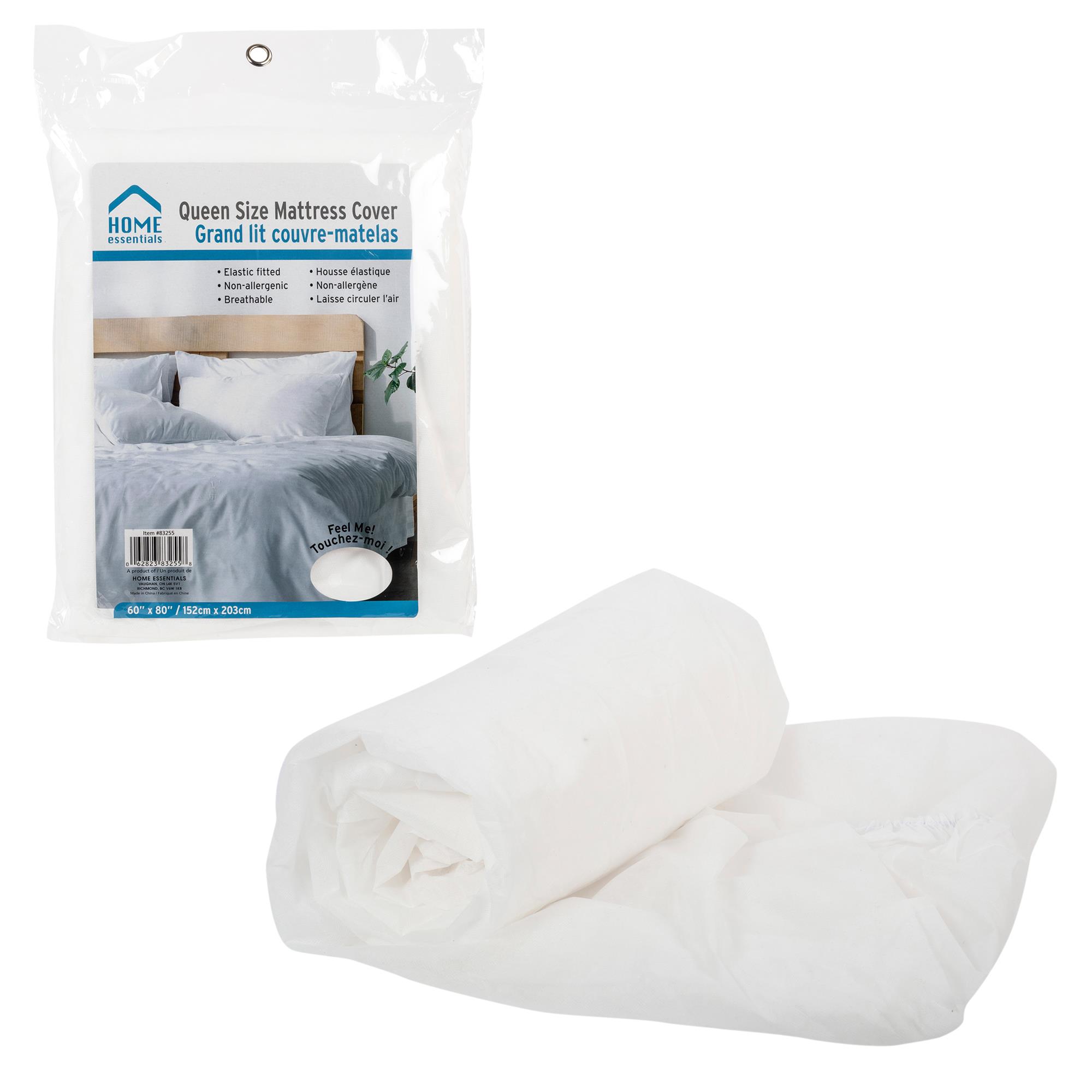 H.E. 60"x80" Mattress Cover, Queen, polybag w/insert