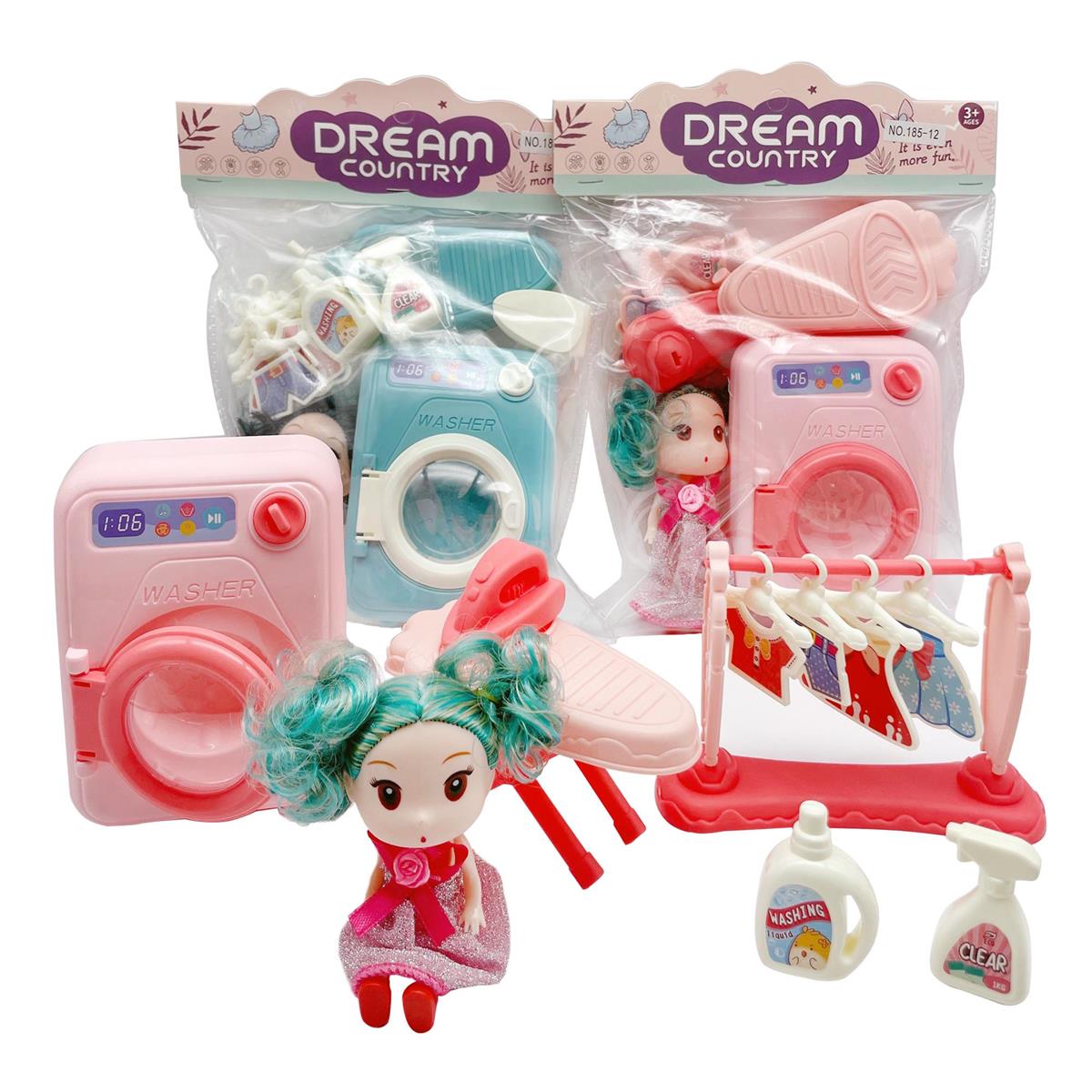 Laundry Play Set, 2 Asst., Header card