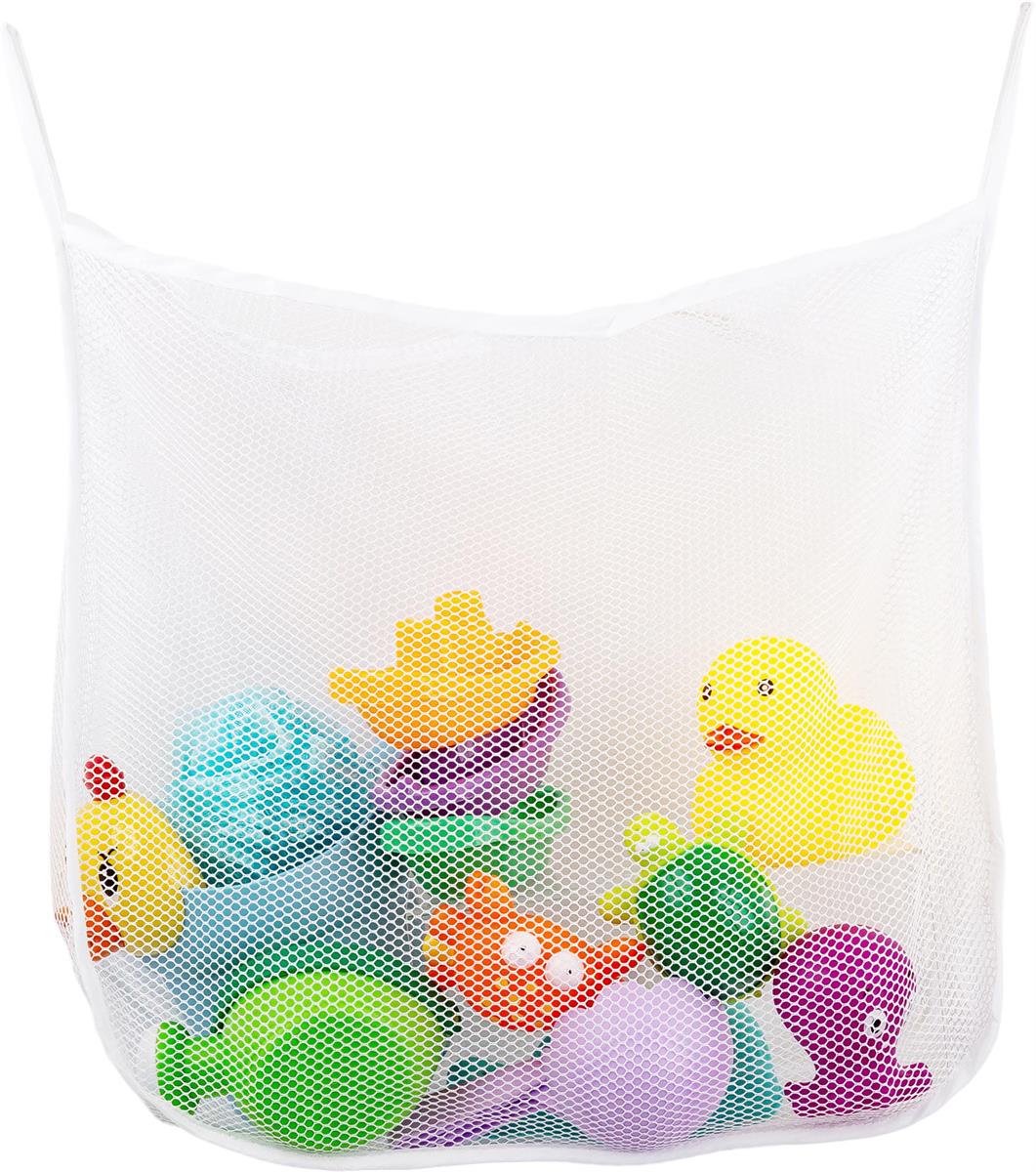 Tootsie Baby, Bath Toy Storage Net 44x34x13cm, white, col box
