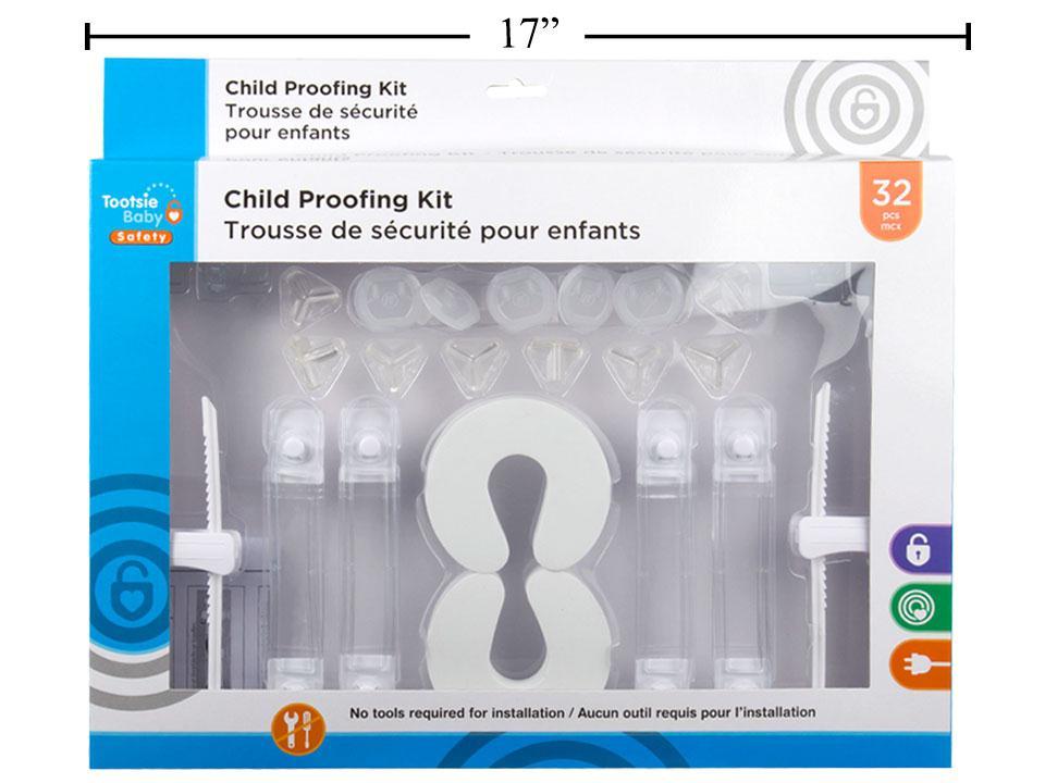 Tootsie Baby, 32-pc Kid Safety Set window box w handle