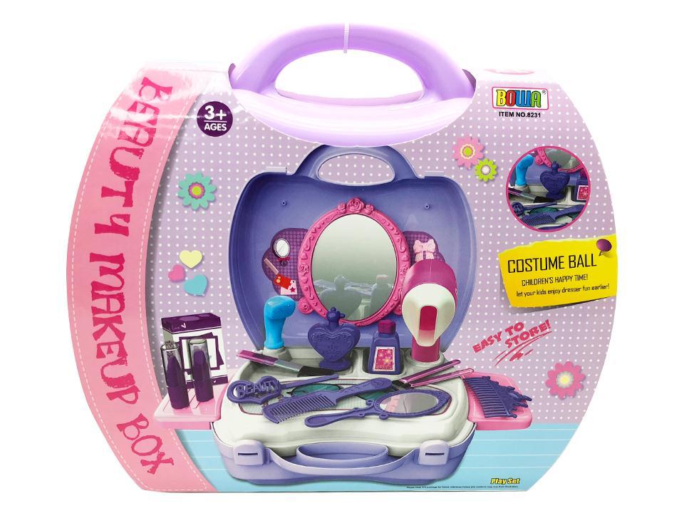 21pcs. Beauty Make up Box Playset, Sleeve Card