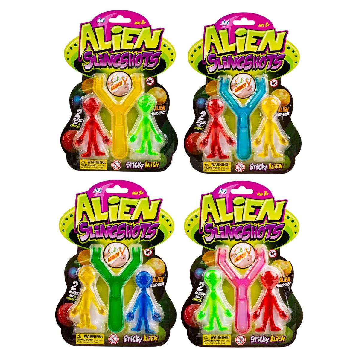 Alien slingshot, 4 Asst., b/c