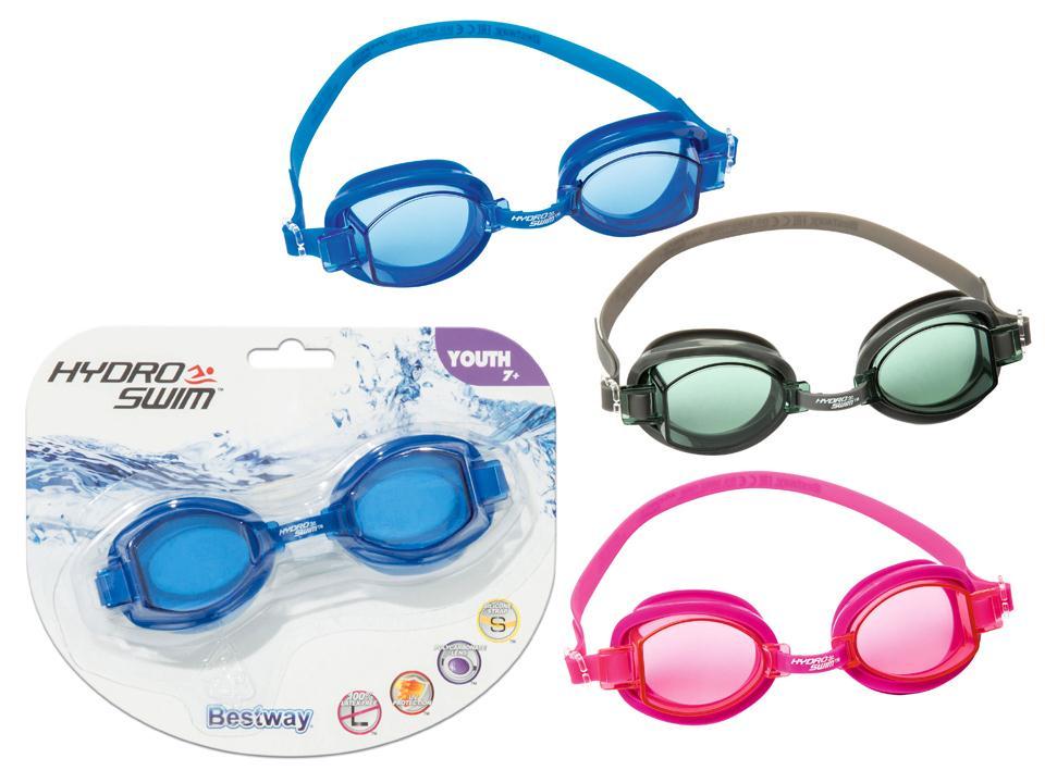 Hydro Swim Ocean Wave Swim Goggles, Youth Size 7+, 3cols., , b/c