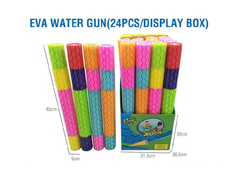 Sunny Dayz 12" EVA Pump Water Blaster,4asst.,24/PDQ,cht