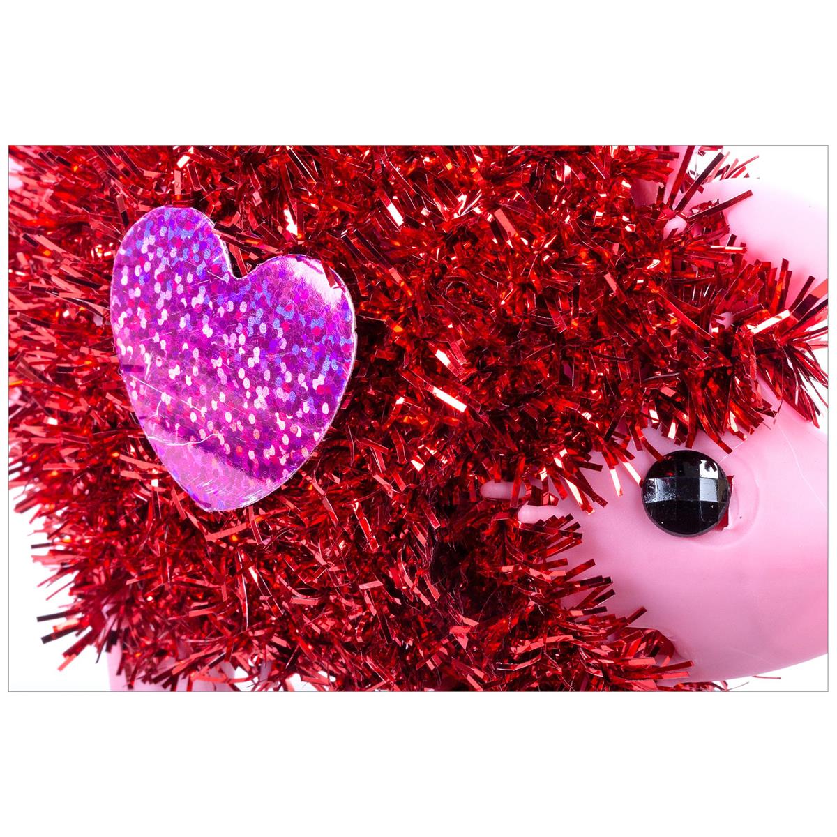 V'tine Tinsel 3D Dinosaure/ Hedgehog, 2 asst., 24 pdq, cht