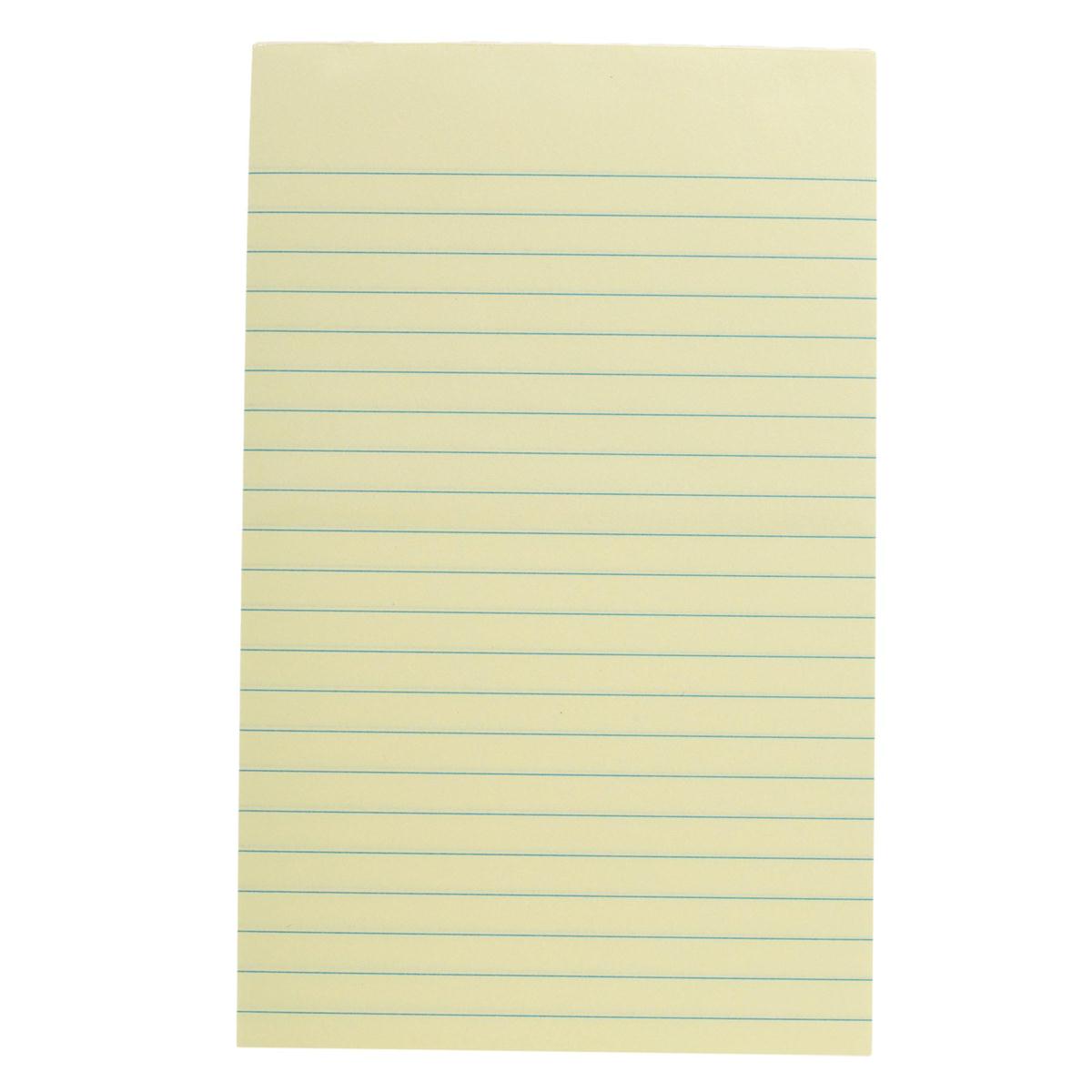 O.WKs. 2 pk 100sheet, 5x8" Legal Pad,Yellow (HZ)