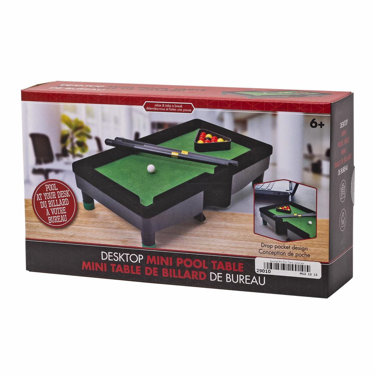 Desktop Mini Pool Table, colour box Desktop Mini Pool Table, colour box