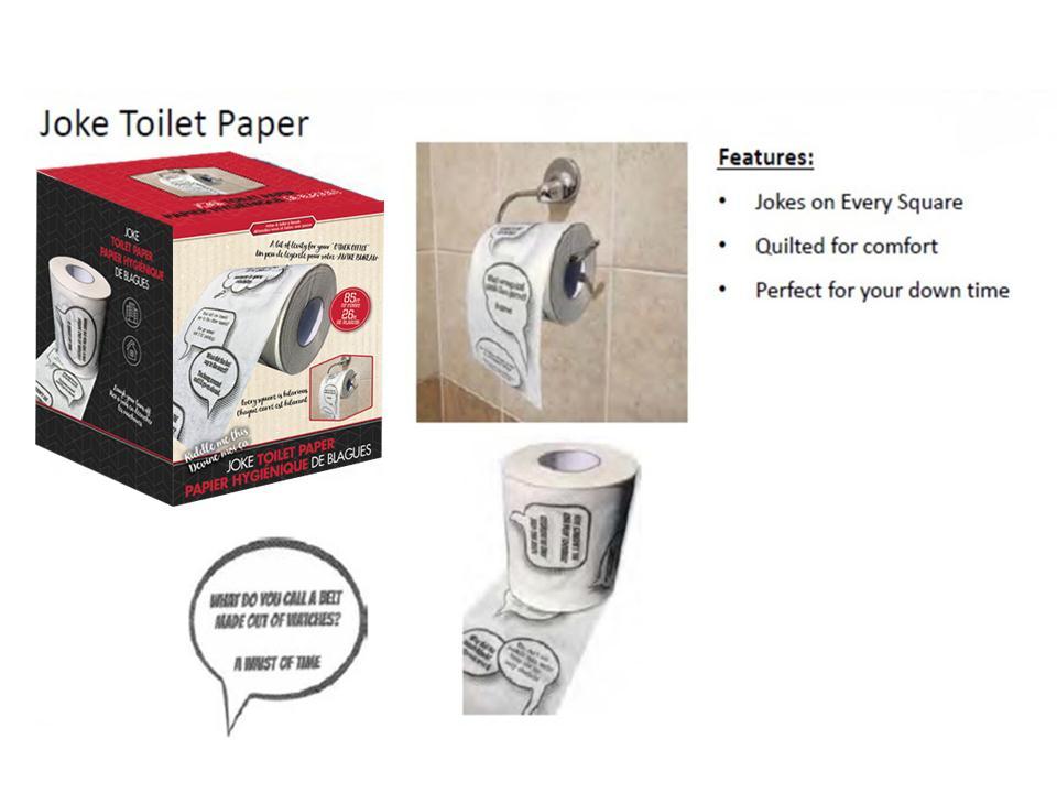 Joke Toilet Paper, Quilted, Colour Box