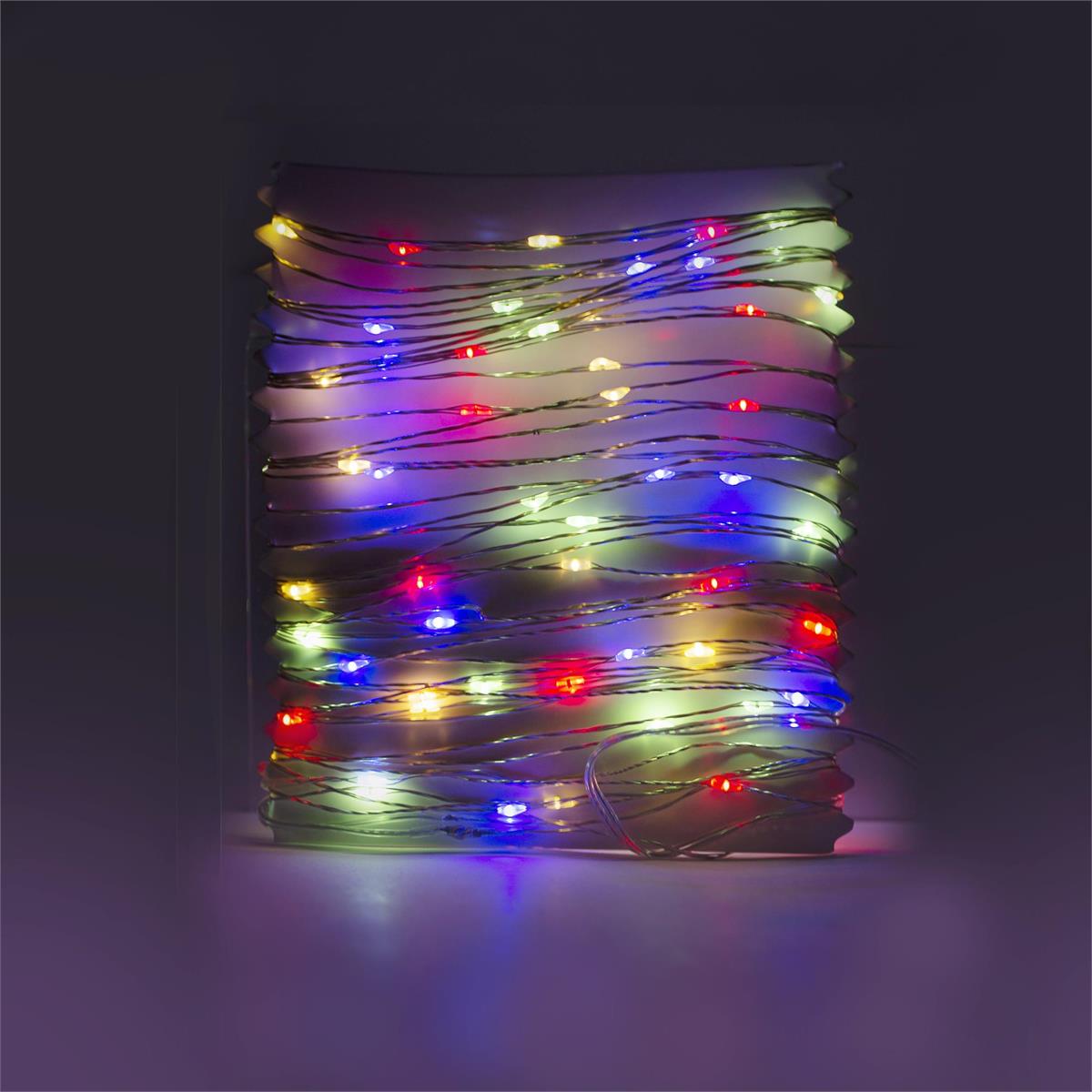 Led String L Deco L. B/O 34' 100 LED String Lights, 8 Modes, Timer, 12/dsp