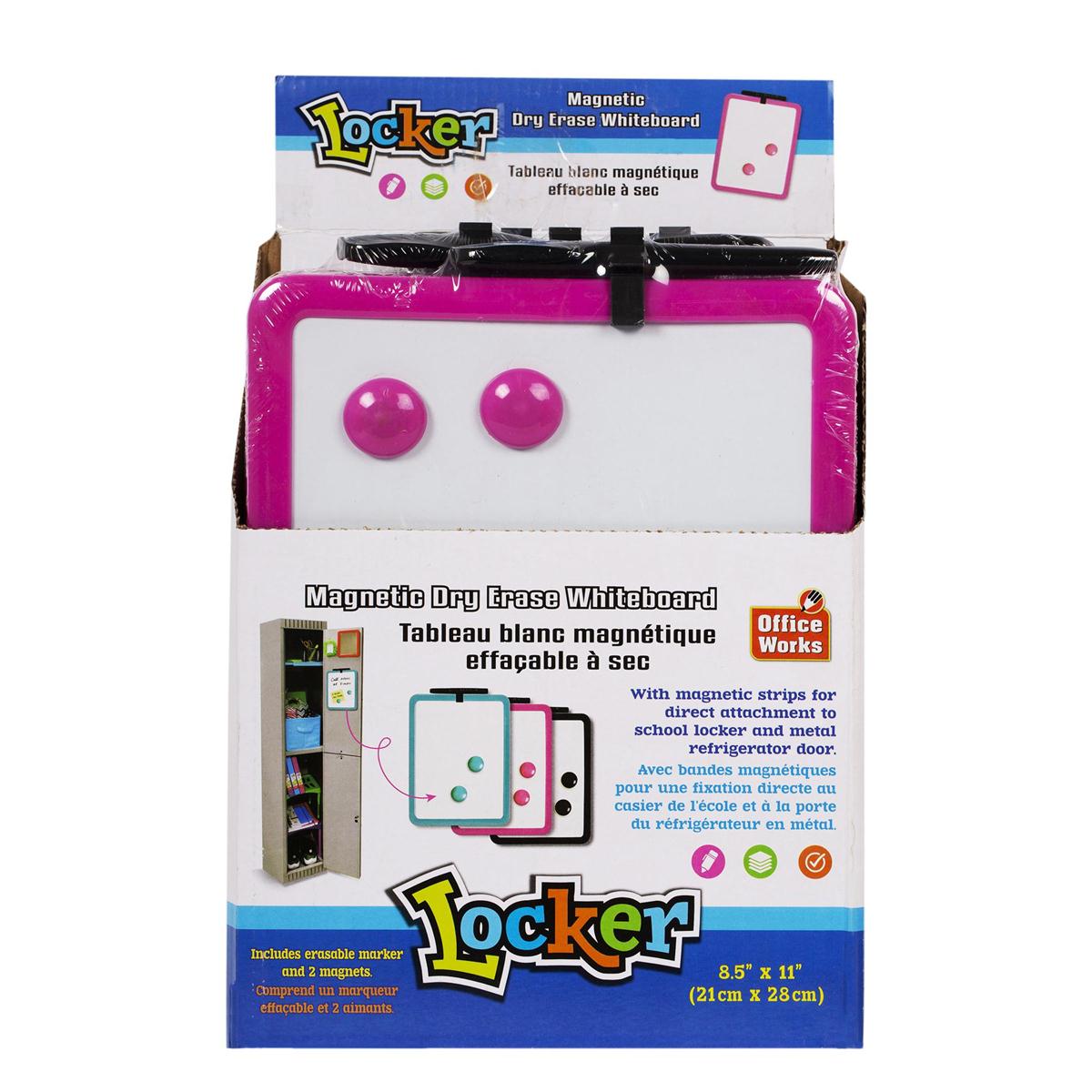 O.WKs. White Board with Marker, 8.5"x11", 2/C, 6/dsp