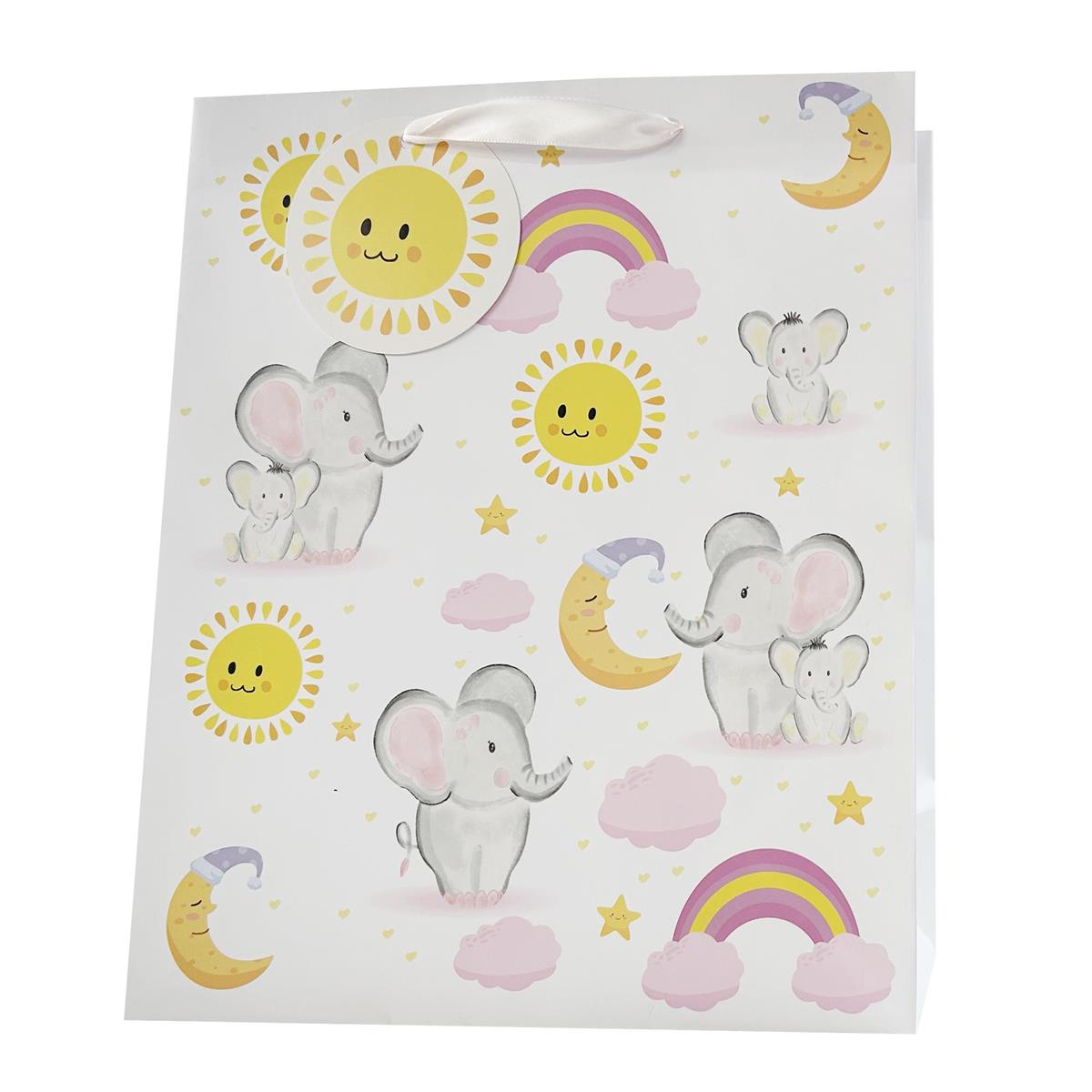 Paper T. Baby Large Gift Bag, Matte, 157GSM, tag+jhook