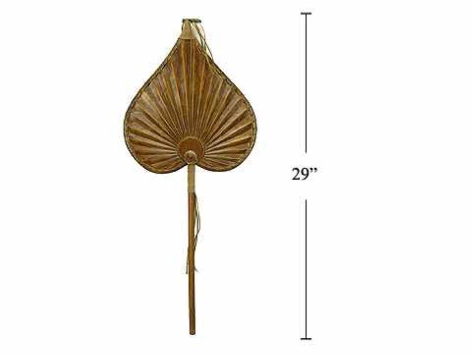 29"L Wooden Fan Decoration 29"L Wooden Fan Decoration