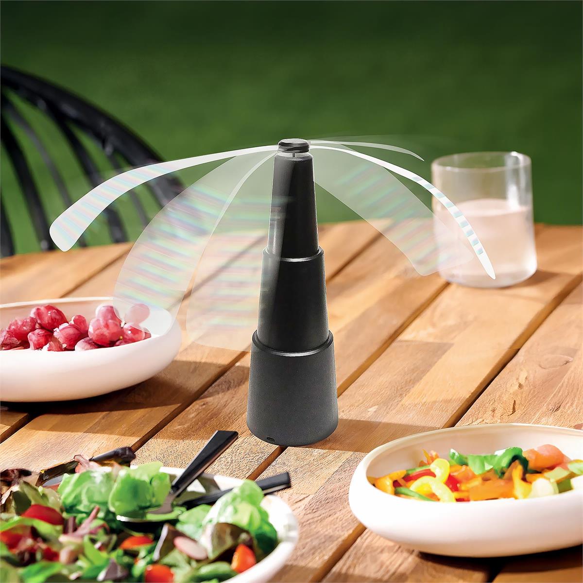 Garden E. Fly Repellent Collapsible Fan, USB Rechargeable
