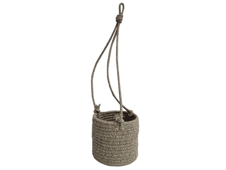 Cotton Rope Hanging Basket/Planter , 6.25"D x 5.5"H (24" Hanger)