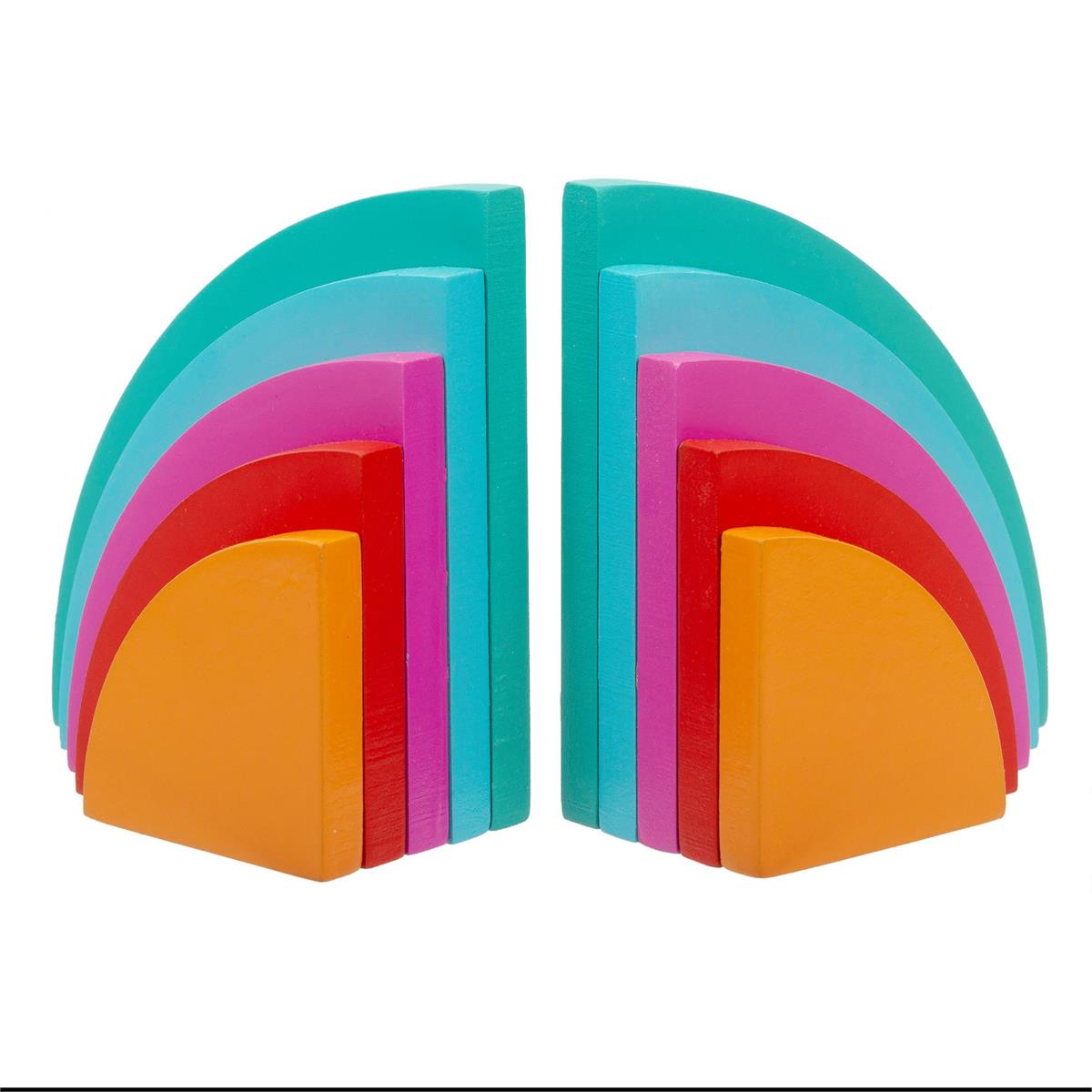 Rainbow Bookends Set/2 Rainbow Bookends Set/2
