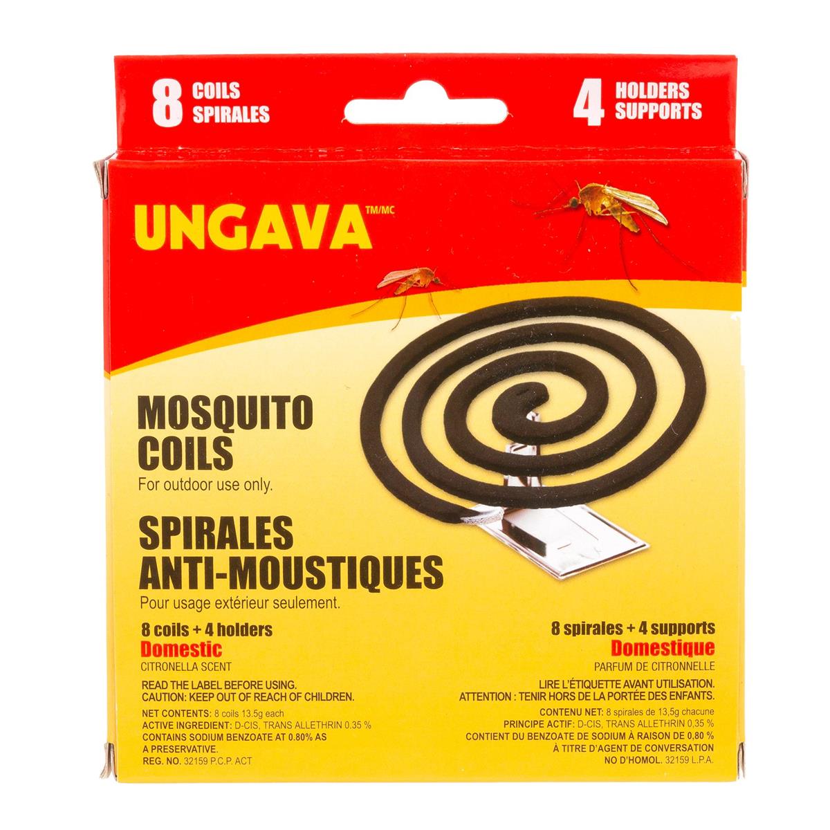Ungava 8pk Mosquito Coils, colour box