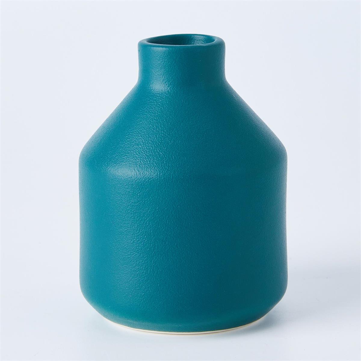 Ceramic Bud Vase, 3 Assorted Colours, 3"D x 4"H
