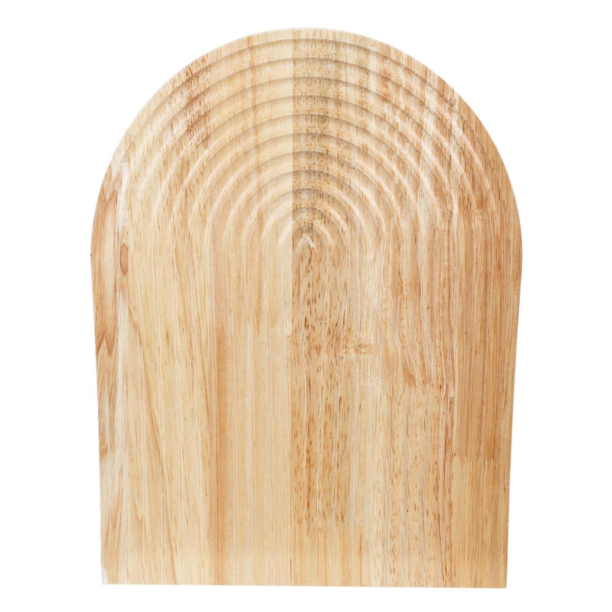 Wood Board/Trivet, Arc, 8"x10.5" Wood Board/Trivet, Arc, 8"x10.5"