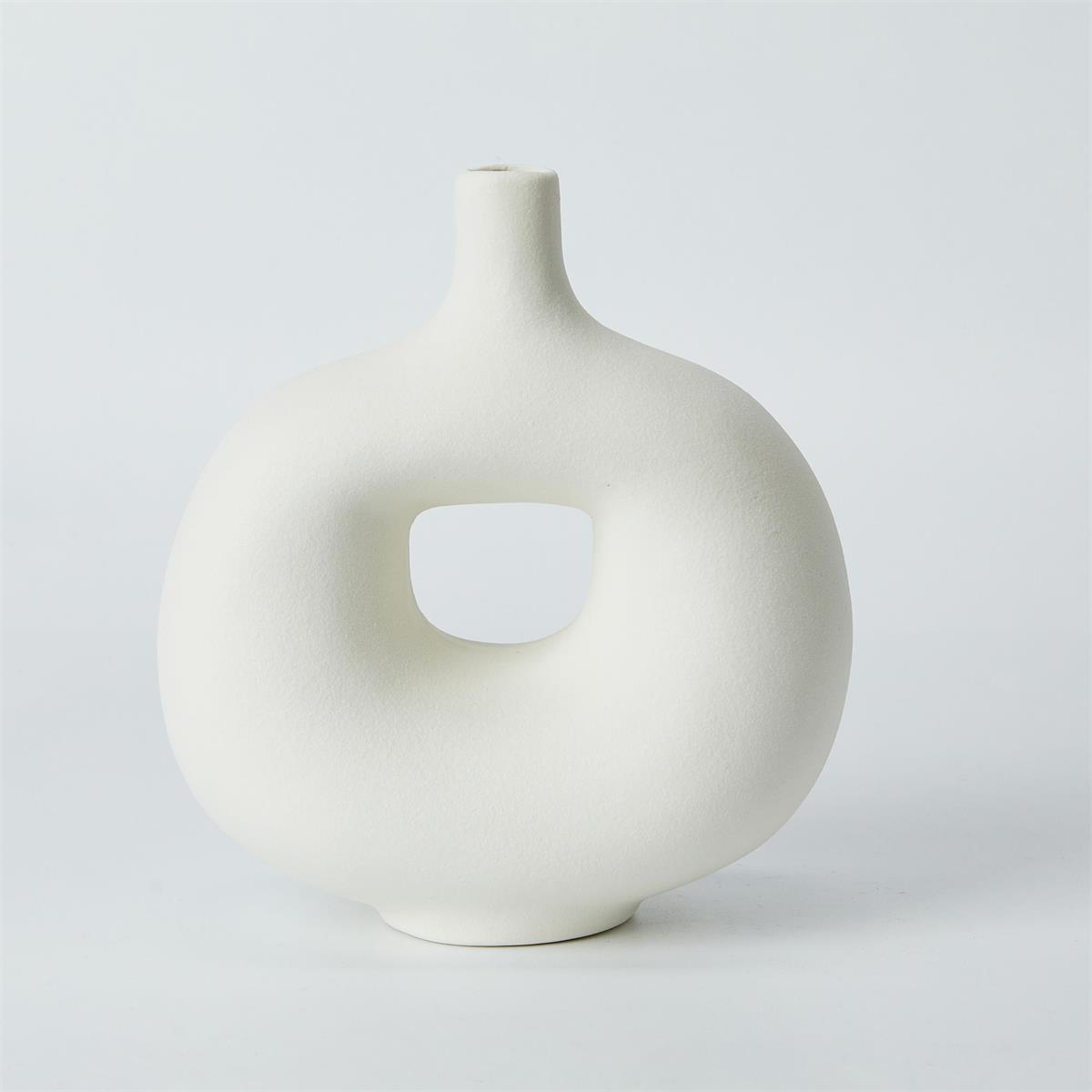 Donut Shaped Wide Vase,
