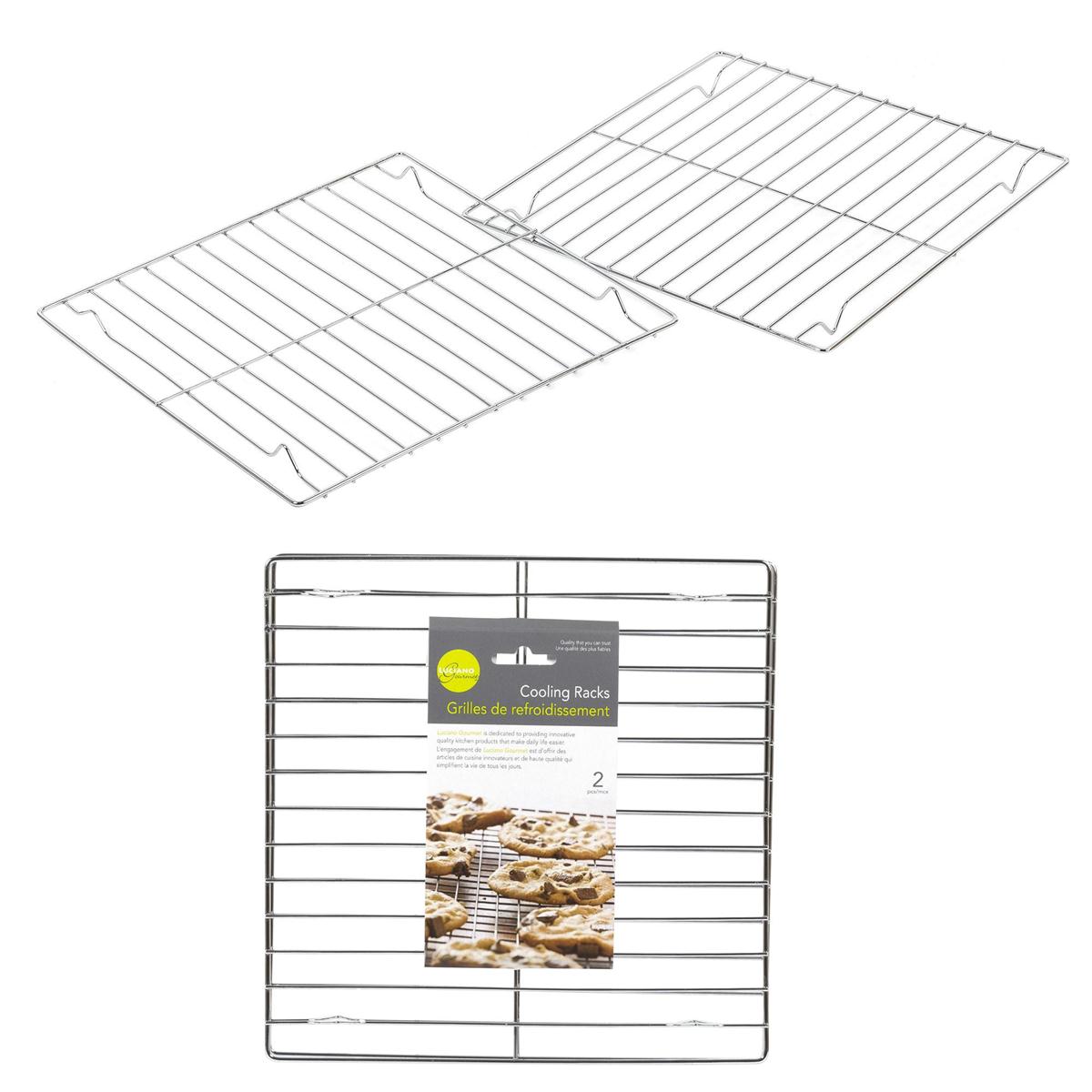 L.Gourmet Set/2 Cooling Racks, 10x10", t.o.c. (=80287HC)(CP)