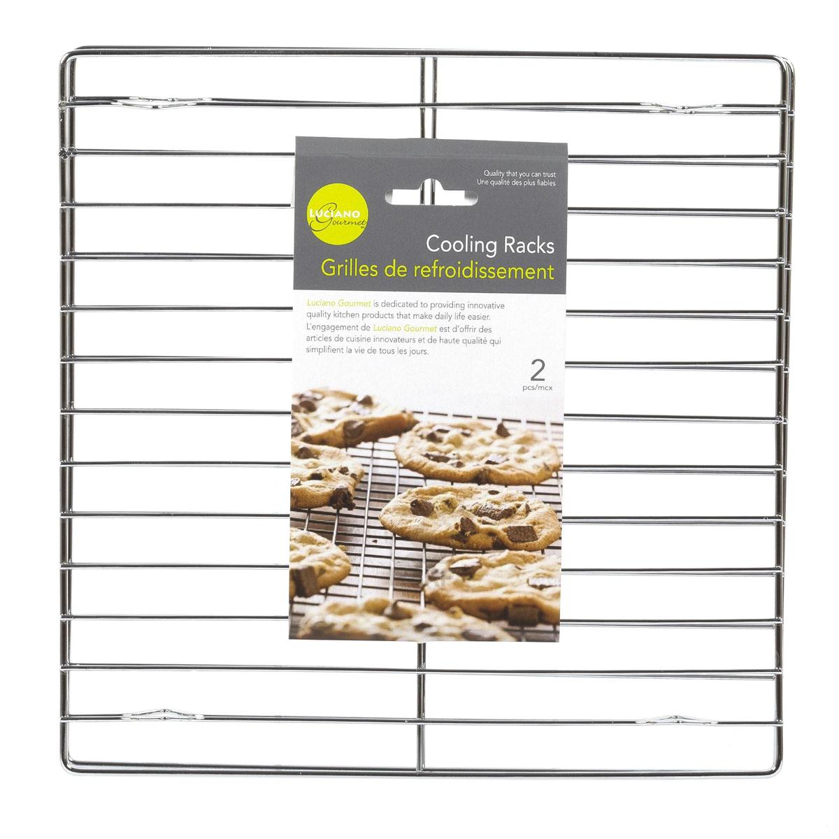 L.Gourmet Set/2 Cooling Racks, 10x10", t.o.c. (=80287HC)(CP)
