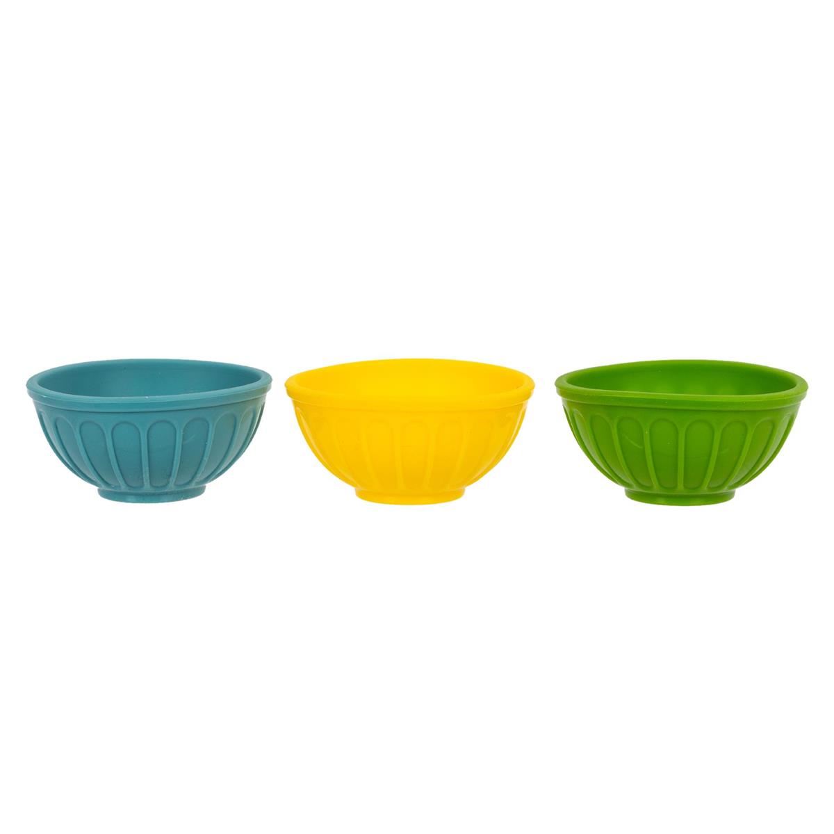 L.Gourmet 3pc Silicone Pinch Bowl Set, hang card