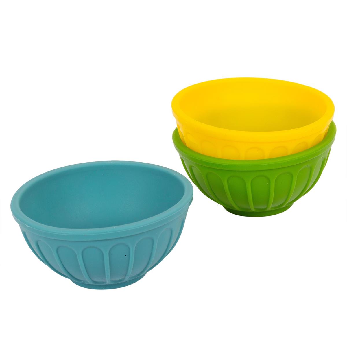 L.Gourmet 3pc Silicone Pinch Bowl Set, hang card