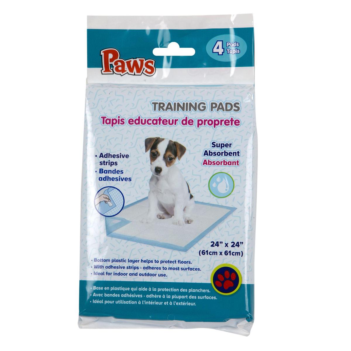PAWS.24"x24" 4pk Pet Training pads PAWS.24"x24" 4pk Pet Training pads