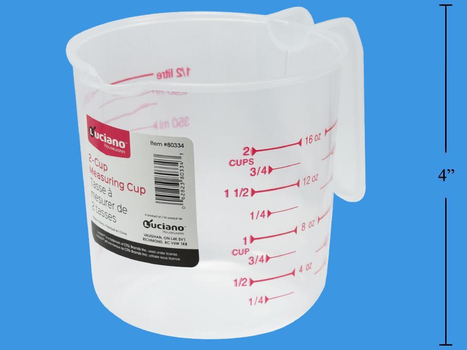 Luciano 2cup Measuring Cup, label (HZ)