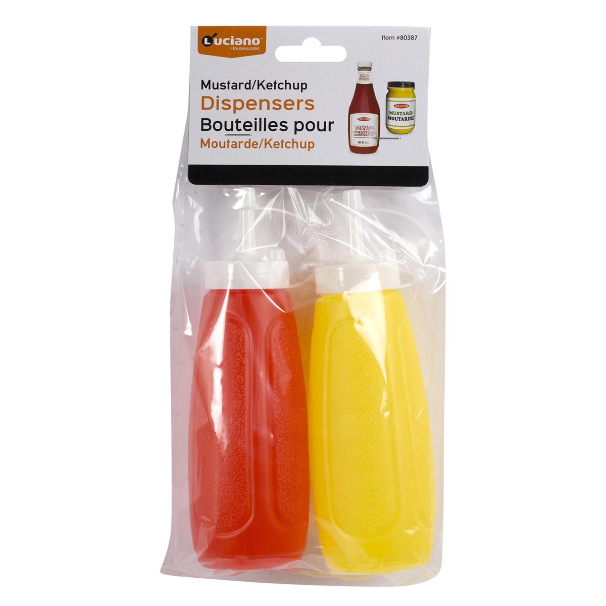 Luciano Mustard & Ketchup Dispenser Set, pbh