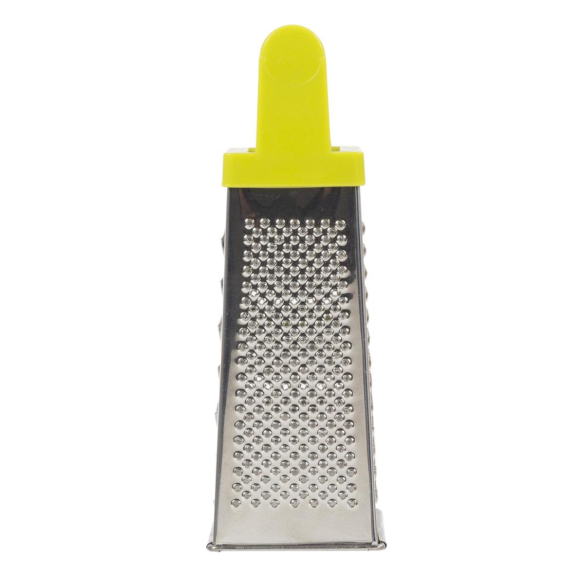Luciano 7.25"H 4Sided Grater, Stainless Steel, col. Sleeve