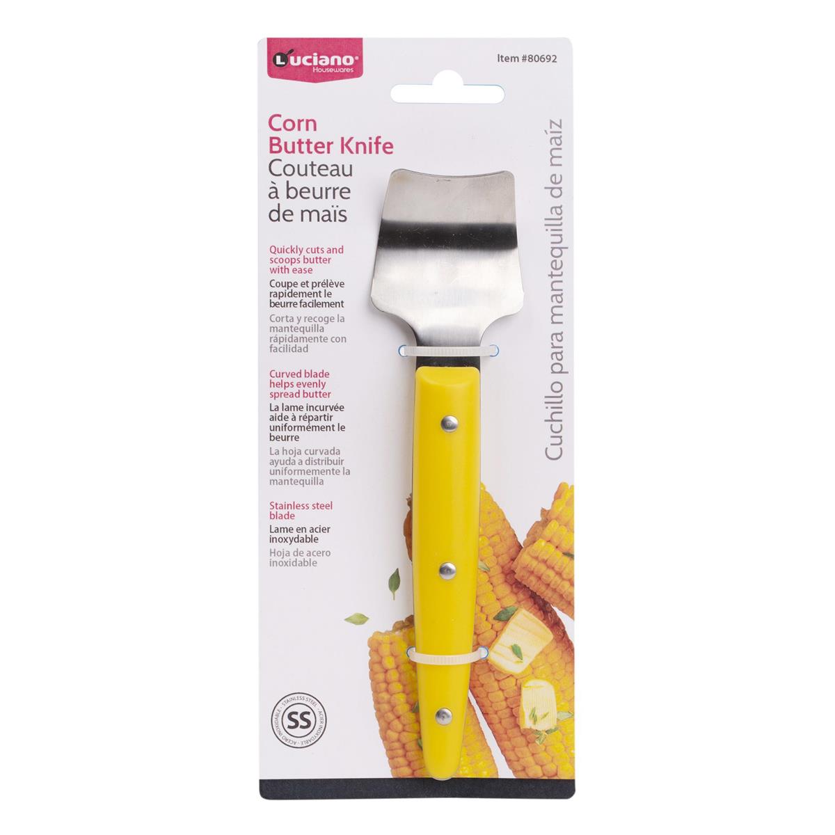 Luciano Corn Butter Knife, 17x4.3x3.2cm, t.o.c.