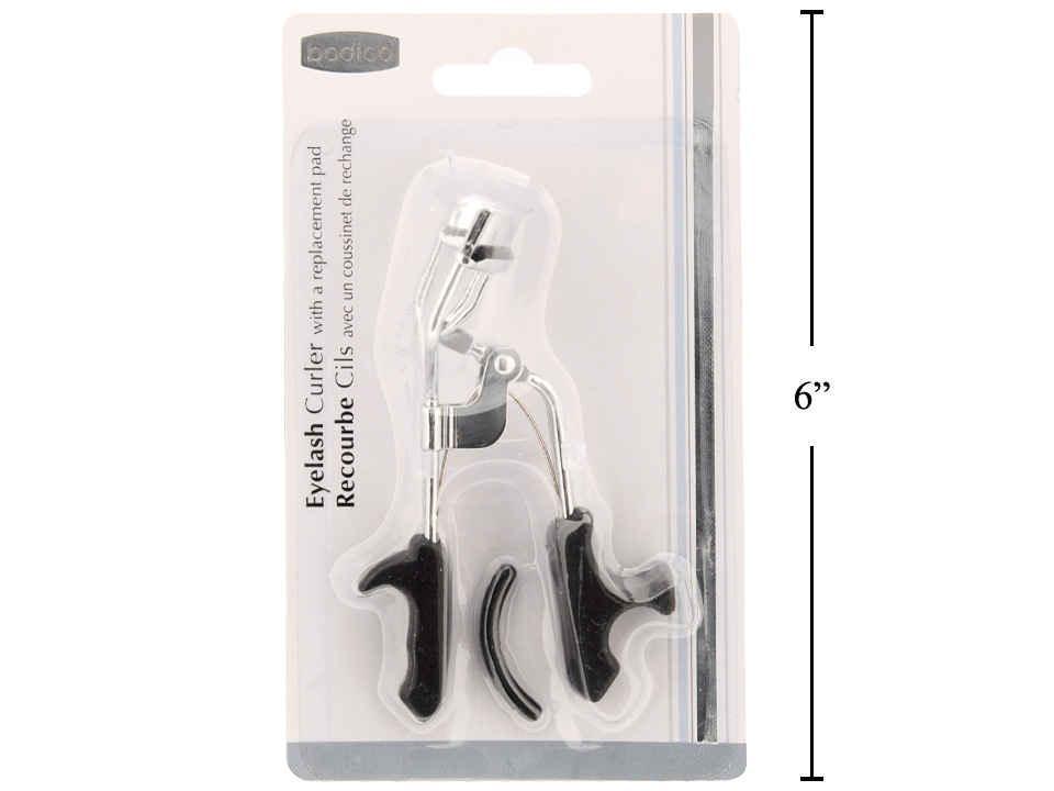 Bodico Eyelash Curler w/Spare Rubber Pad, b/c(HZ)