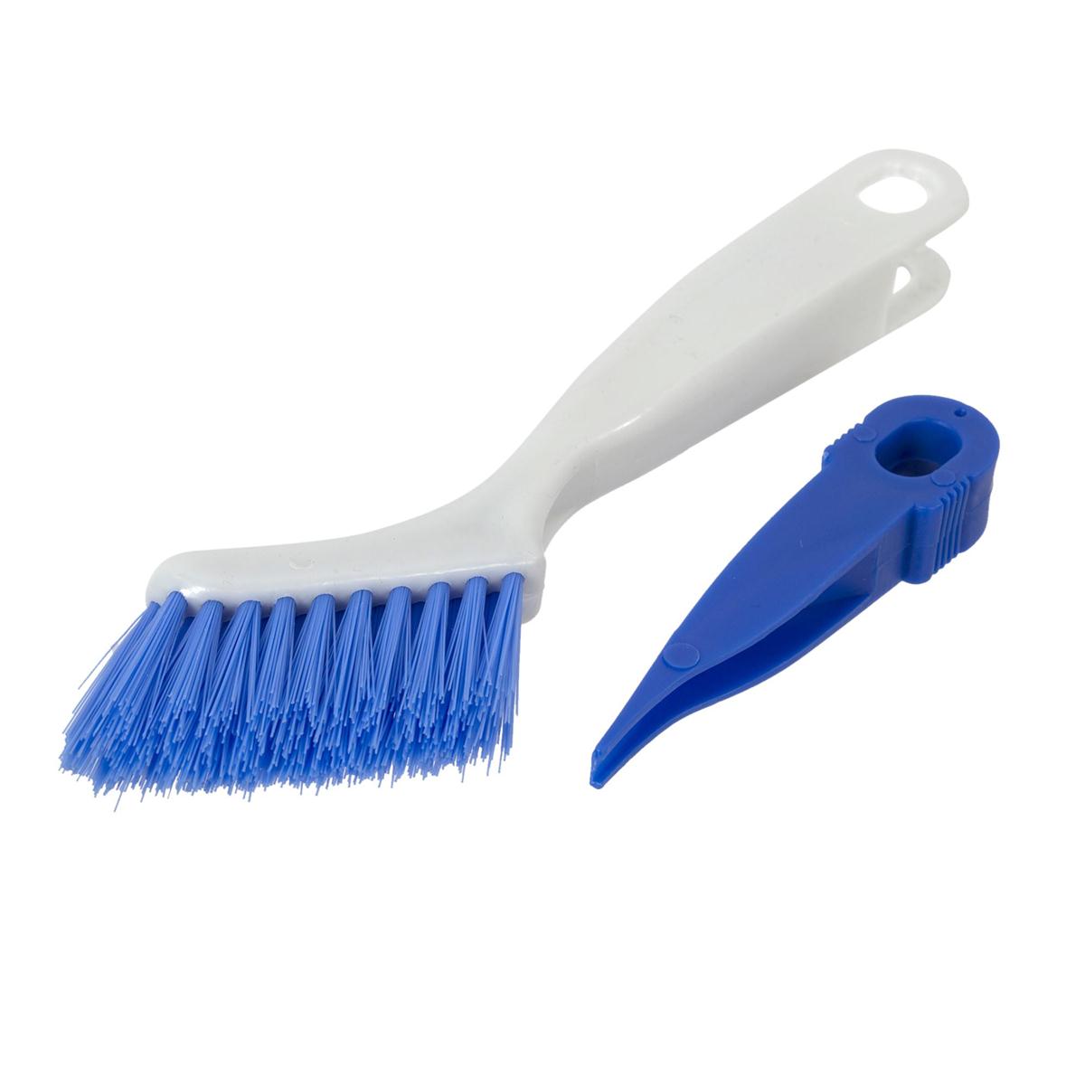 H.E. Sliding Door Brush w/ Scraper, slide b/c