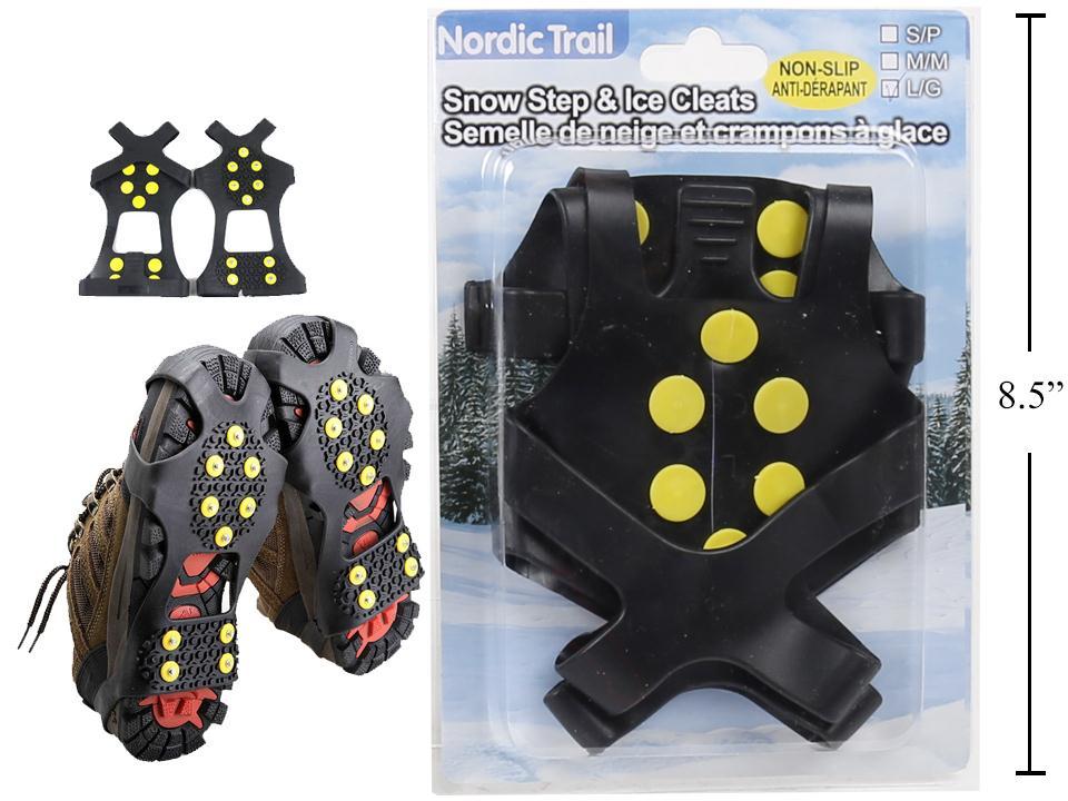 Nordic T. NonSlip Snow Step & Ice CleatsLarge Size, US 811, b/c