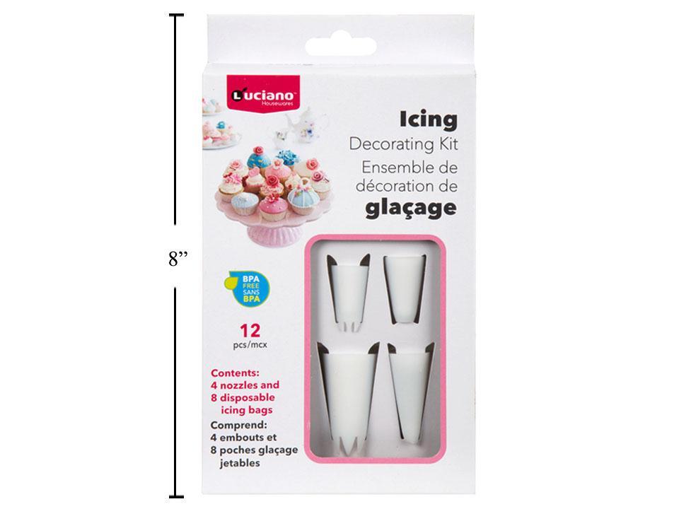 Luciano 12pc Icing Decorating Kit, cbx (CS)