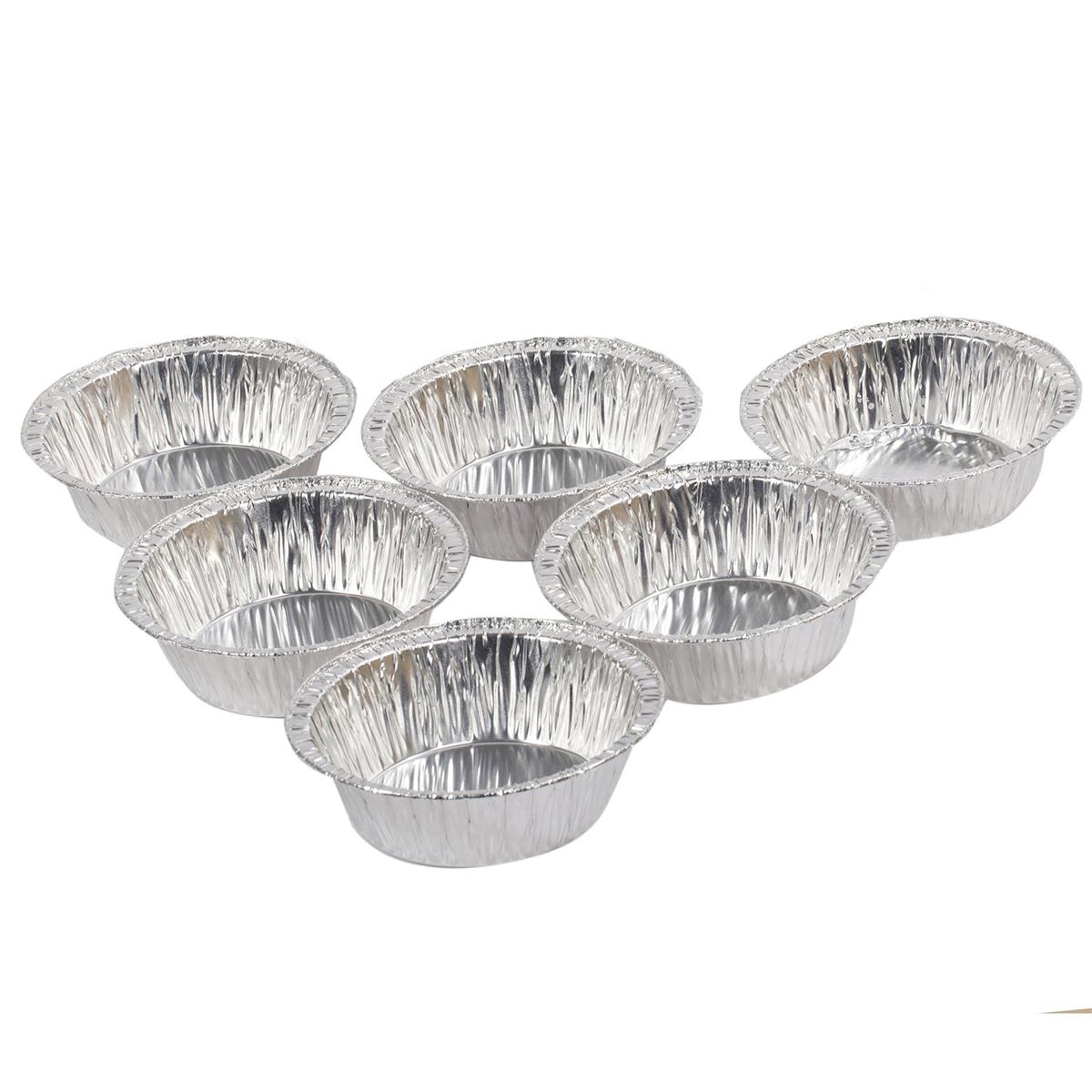 SiG.Kit 6pc Foil Pie Plates, col. insert w/ shrink + header