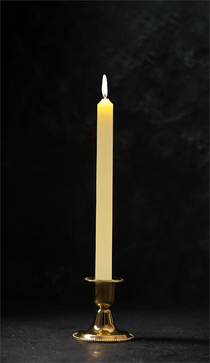 KG Enlighten 4Pk 10" Diner Candle, Ivory, Unscented (Az)