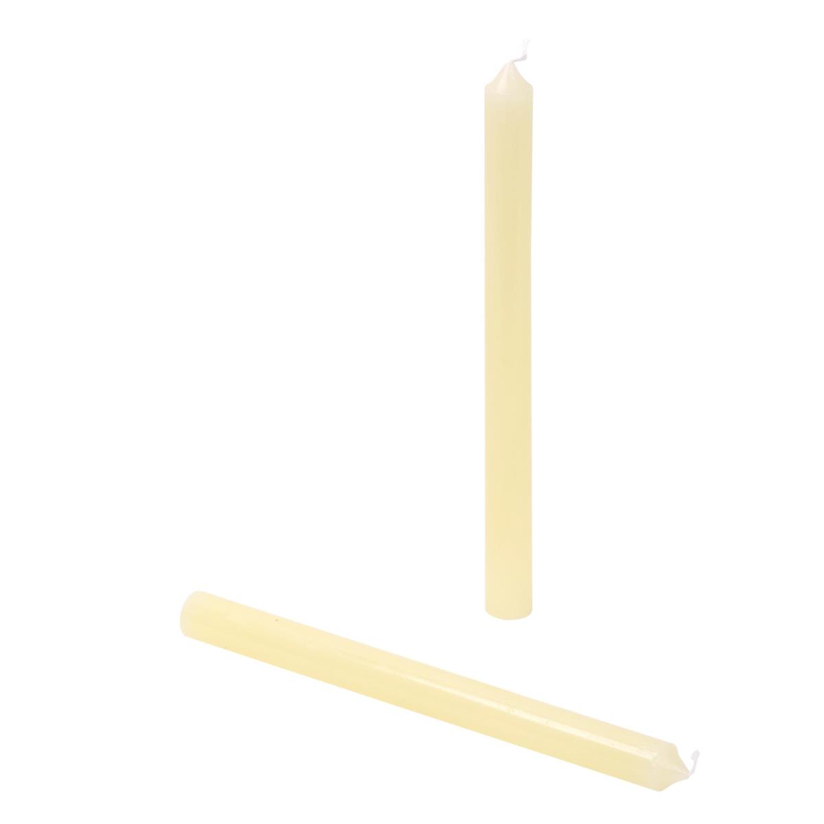 KG Enlighten 4Pk 10" Diner Candle, Ivory, Unscented (Az)