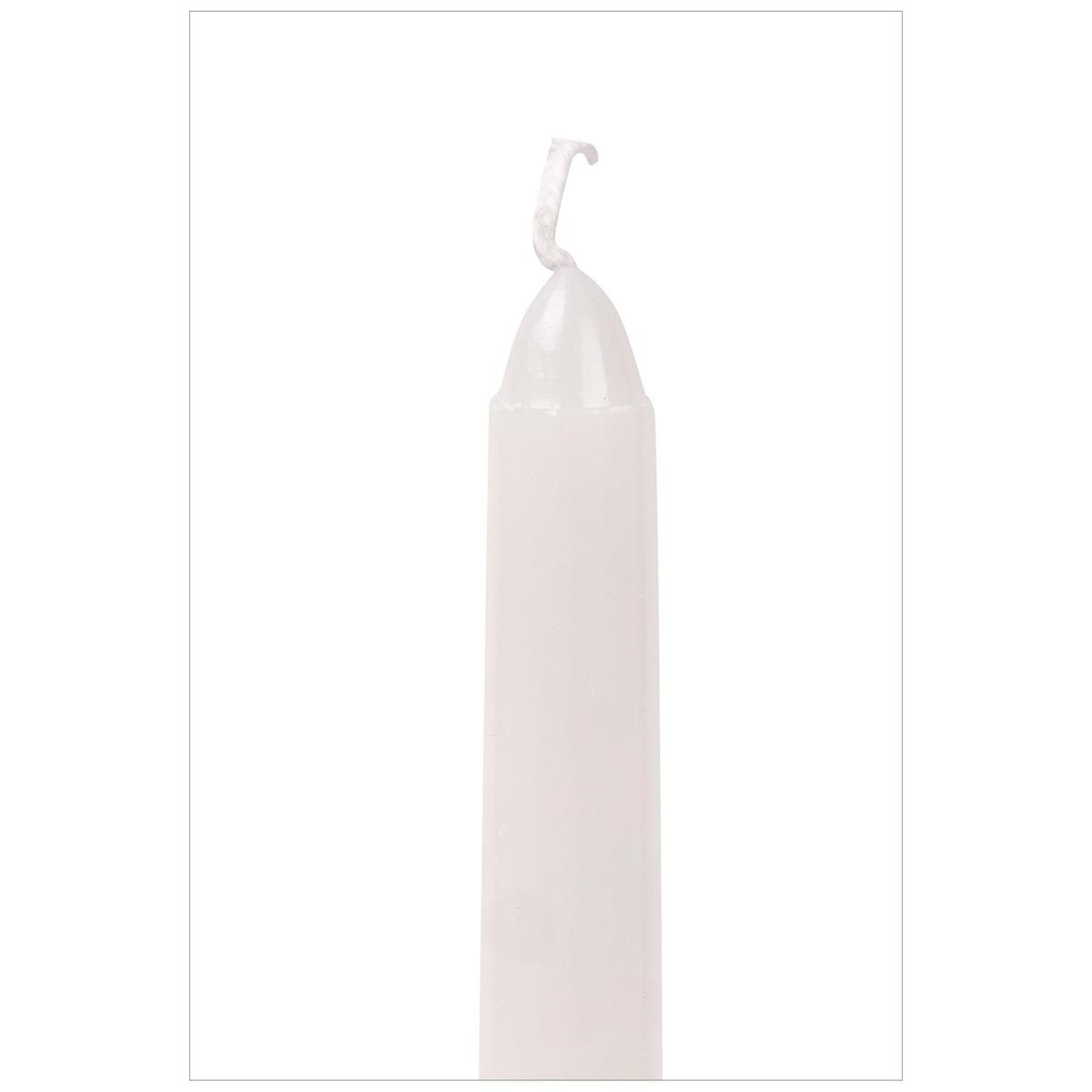 KG Enlighten 4Pk 12" Taper Candle, White, Unscented (Az)