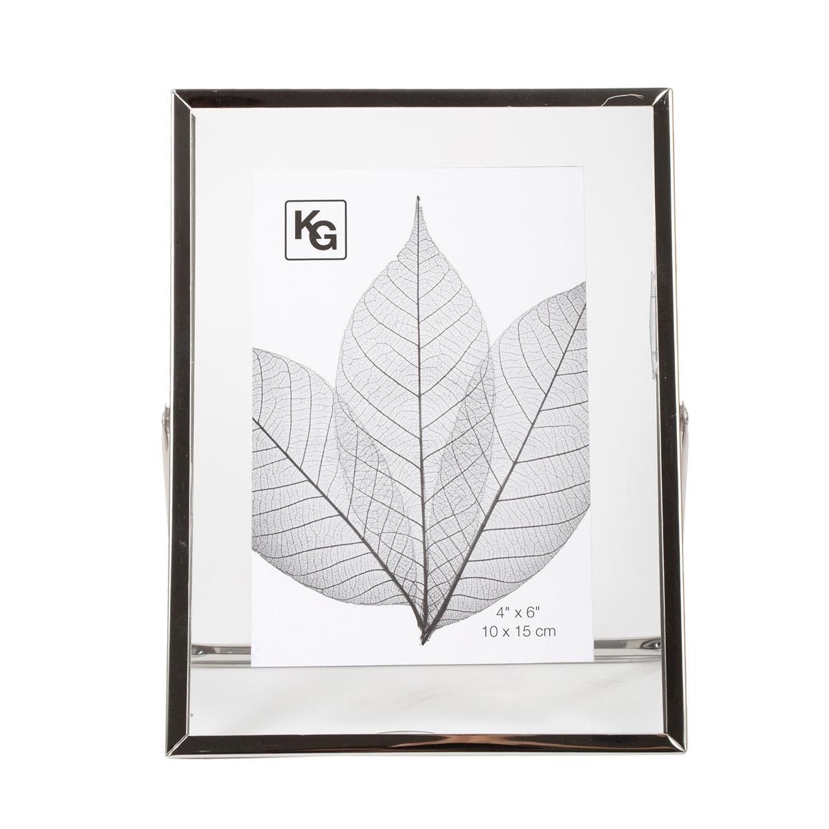 KG Hertle Floating Frame Silver S.STEEL,,FOR 4X6 / 5X7 (AZ)