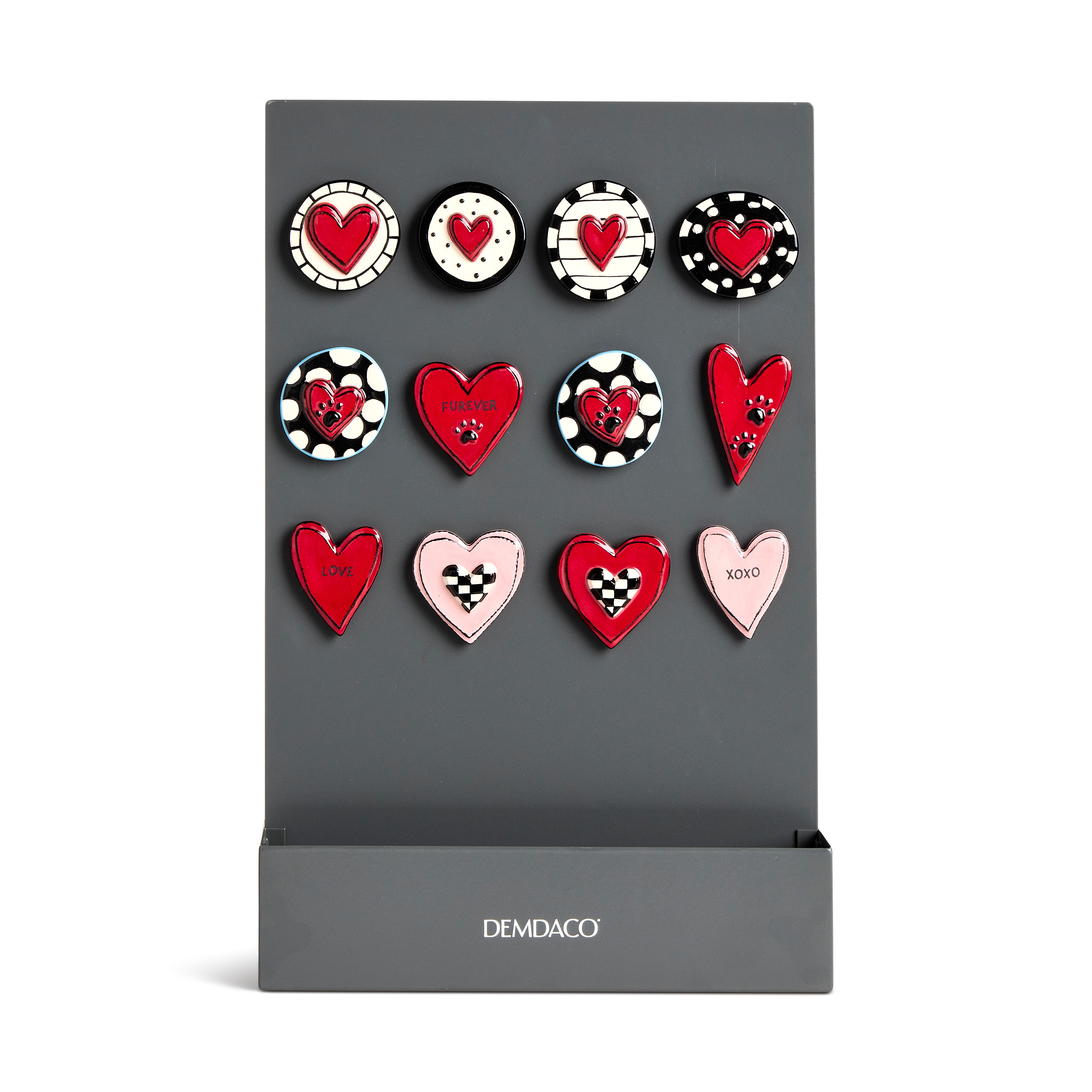 Assortment + Displayer Heartful Home Magnets