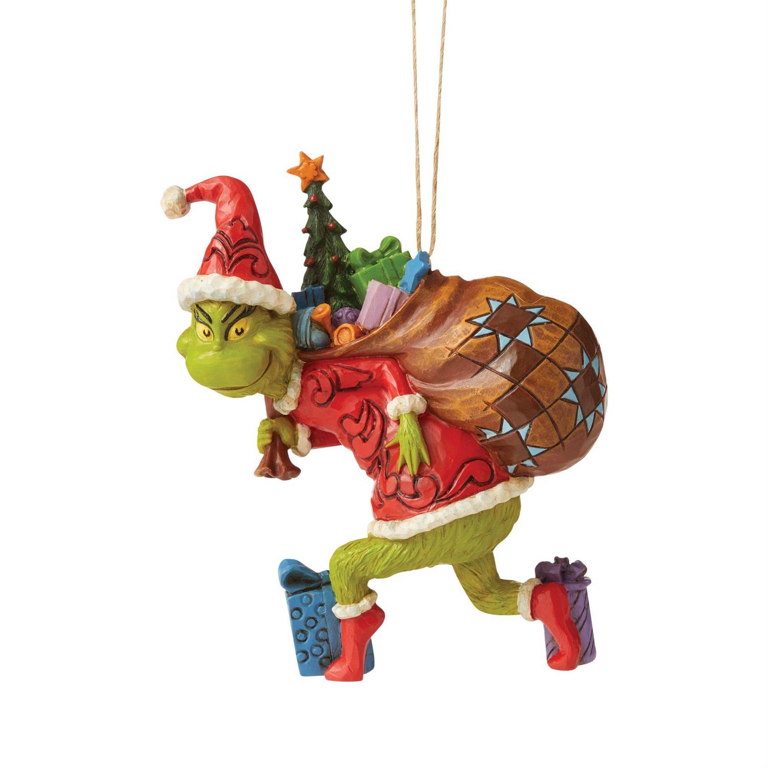 Jim Shore™ Tiptoeing Grinch™ Ornament | Lindenhaus Imports