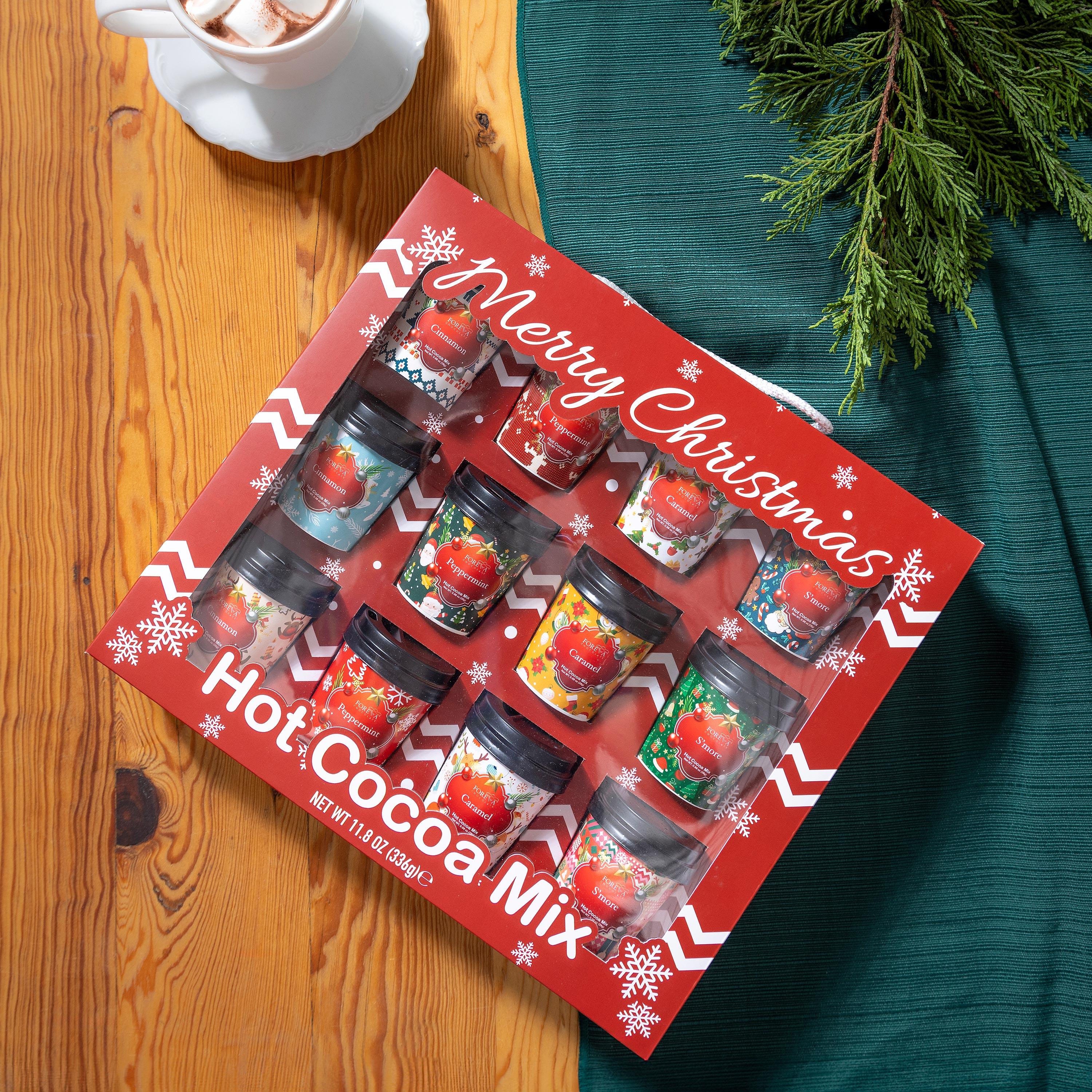 Foreva Chocolate Merry Christmas Hot Chocolate Mix, 12 Count