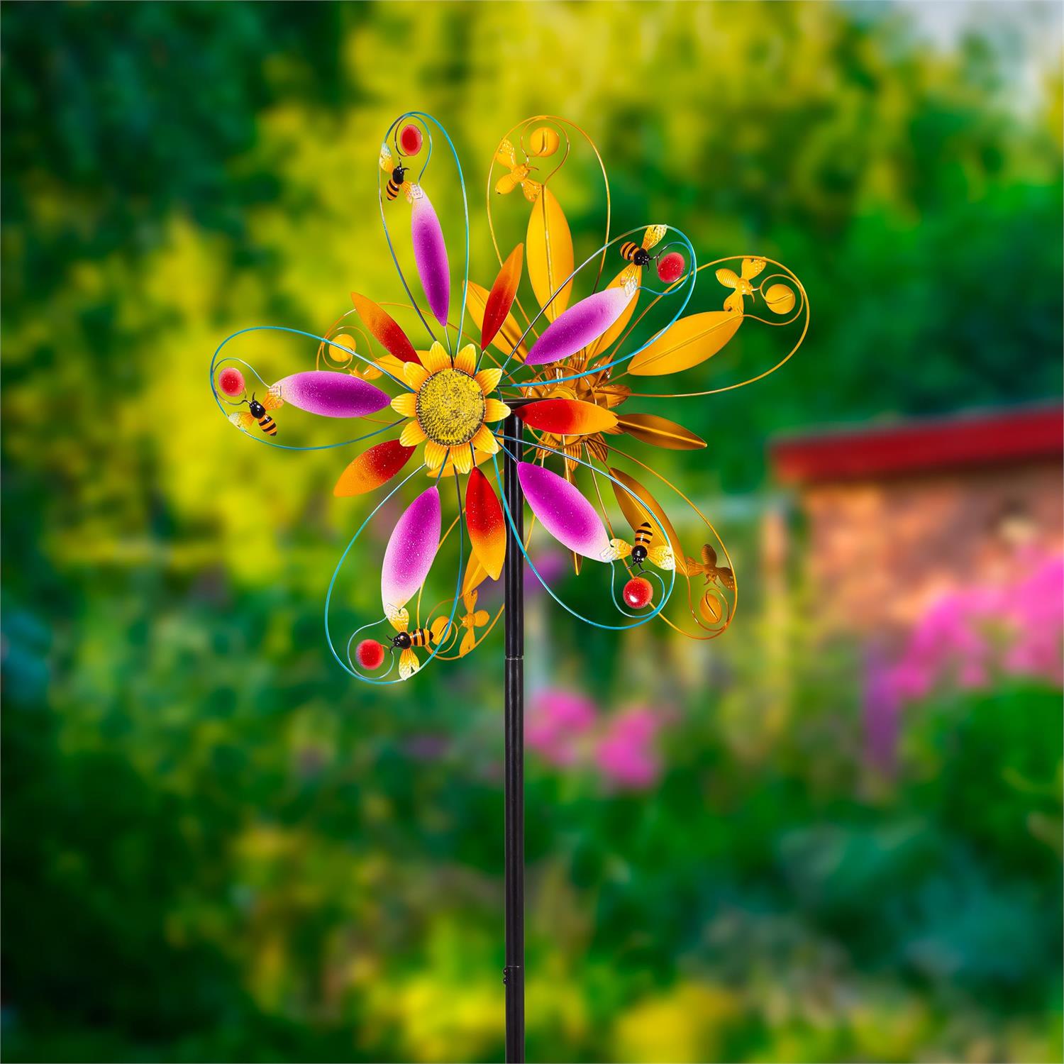 IDEE 秋山花 「A nice wind is blowing!」 Enchanted Blossom Wind Spinner 74