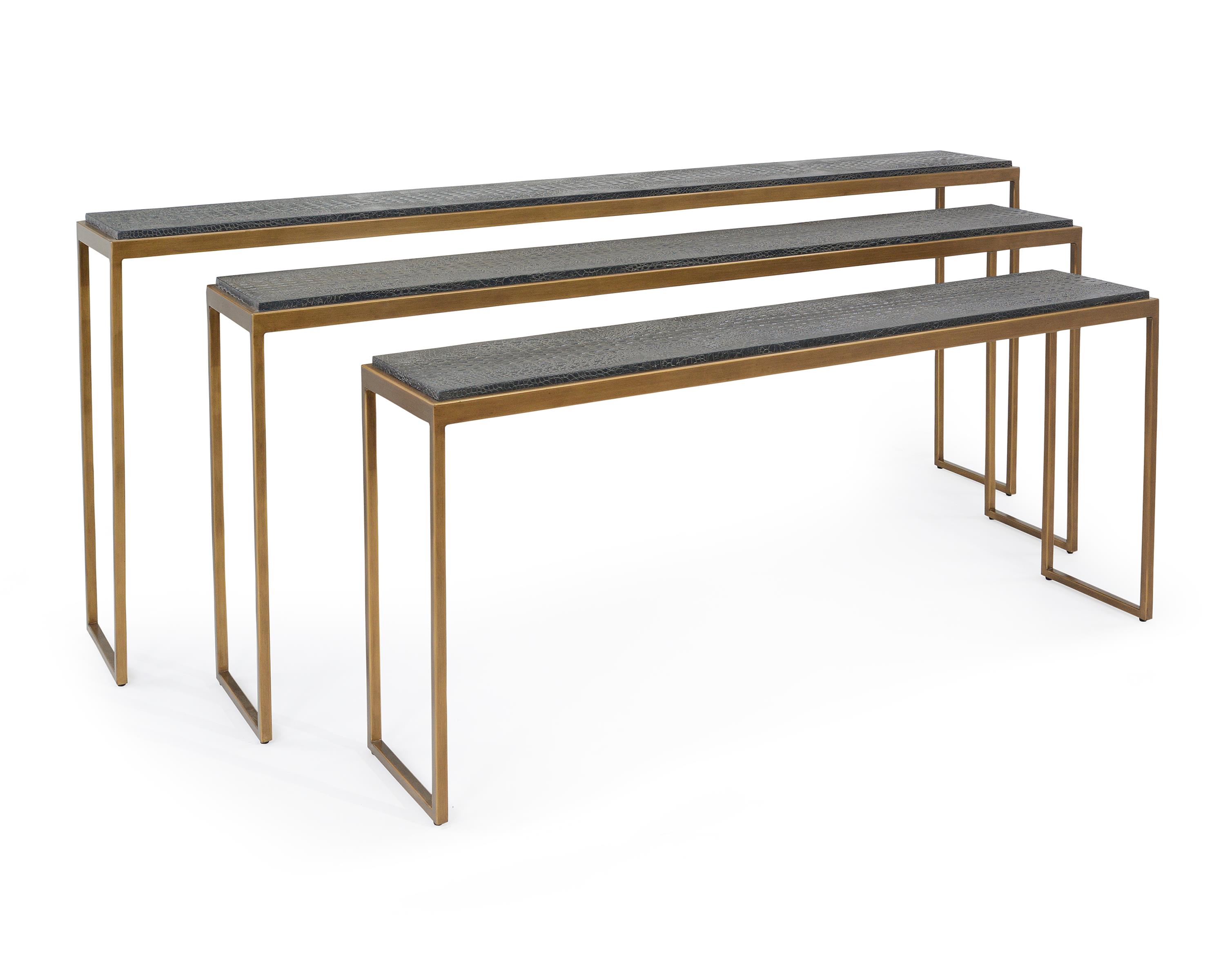 01HGREYSTOKE NESTING CONSOLE TABLES (S