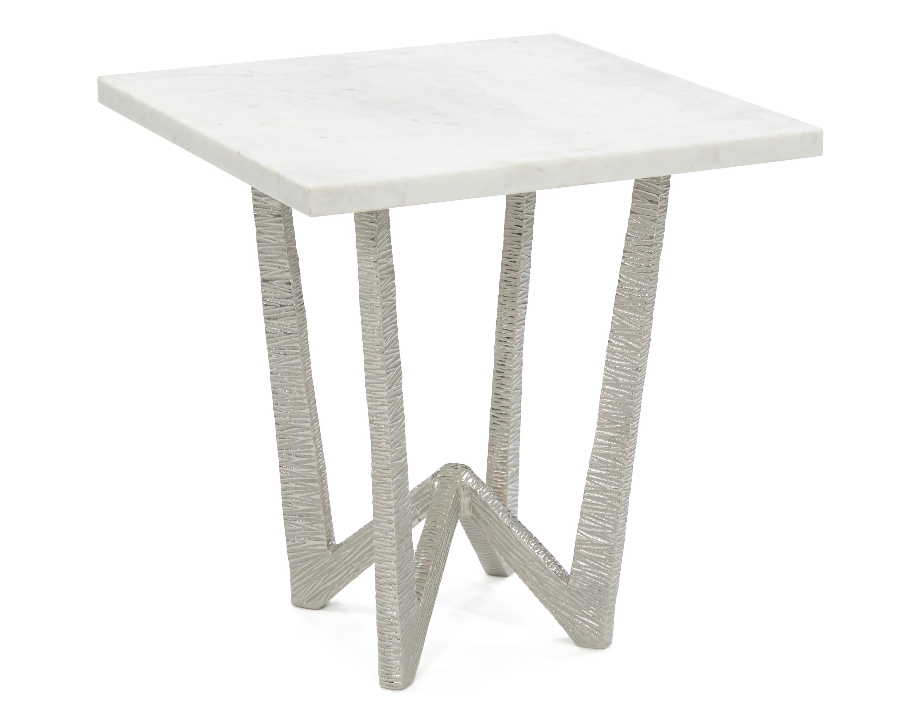 04-22H X 22.5W X 22D END TABLE IN NICKEL