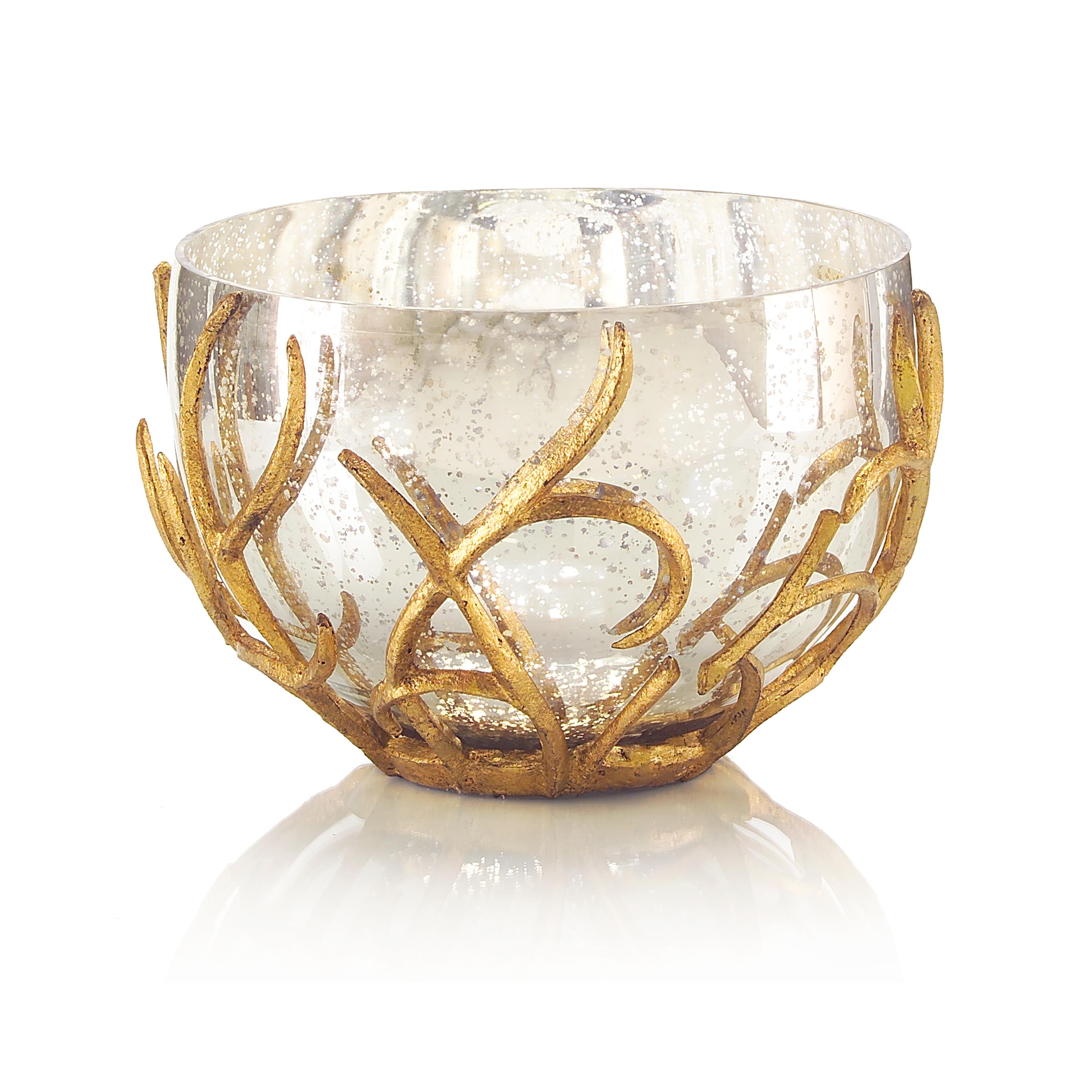 【REGAL】チロリアン☆EAST COAST COLLECTION☆24.5 H-10Hx15D BRANCH-ENCASED BOWL
